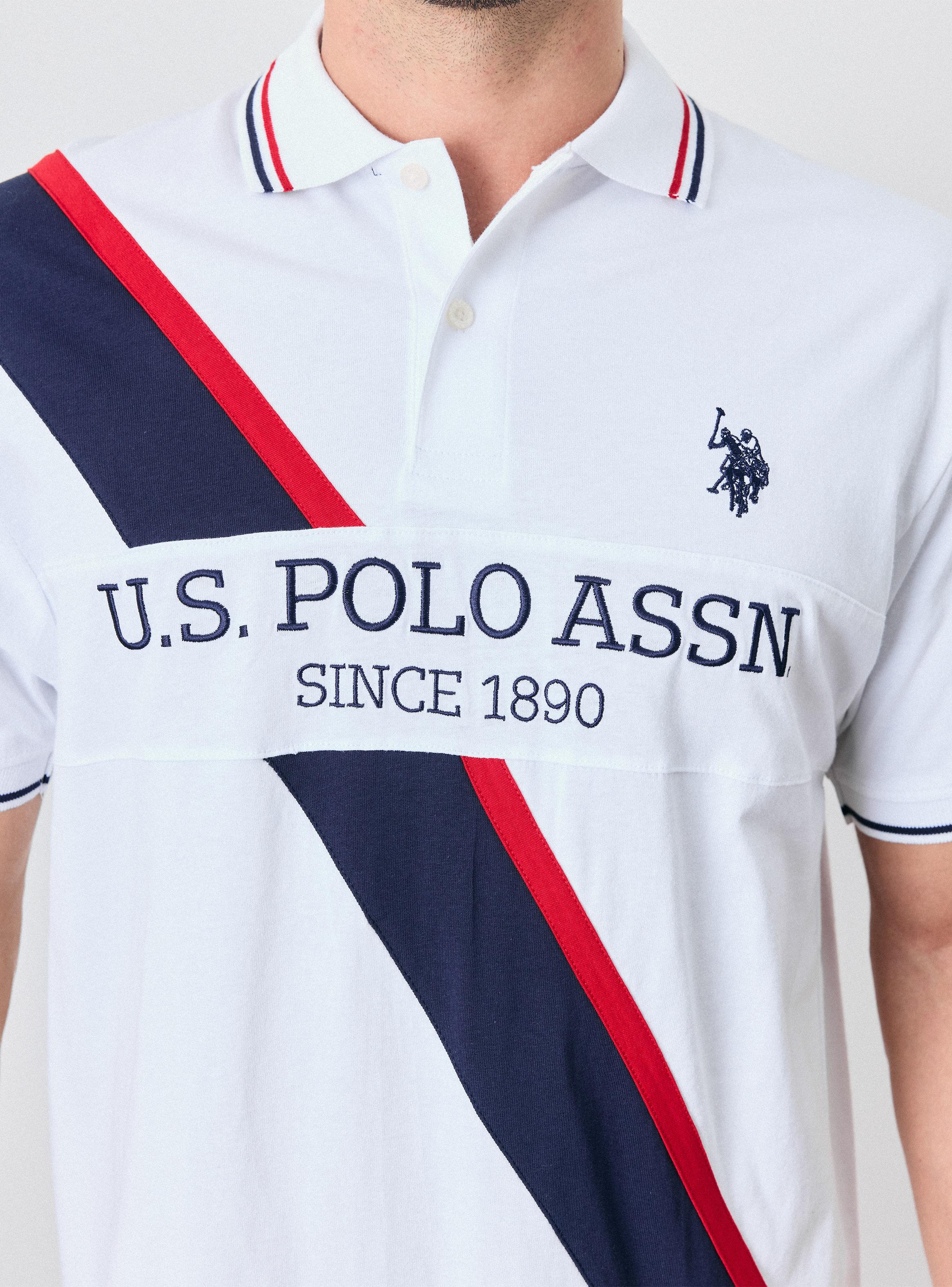 Polera Polo Jersey Linea Diagonal-3