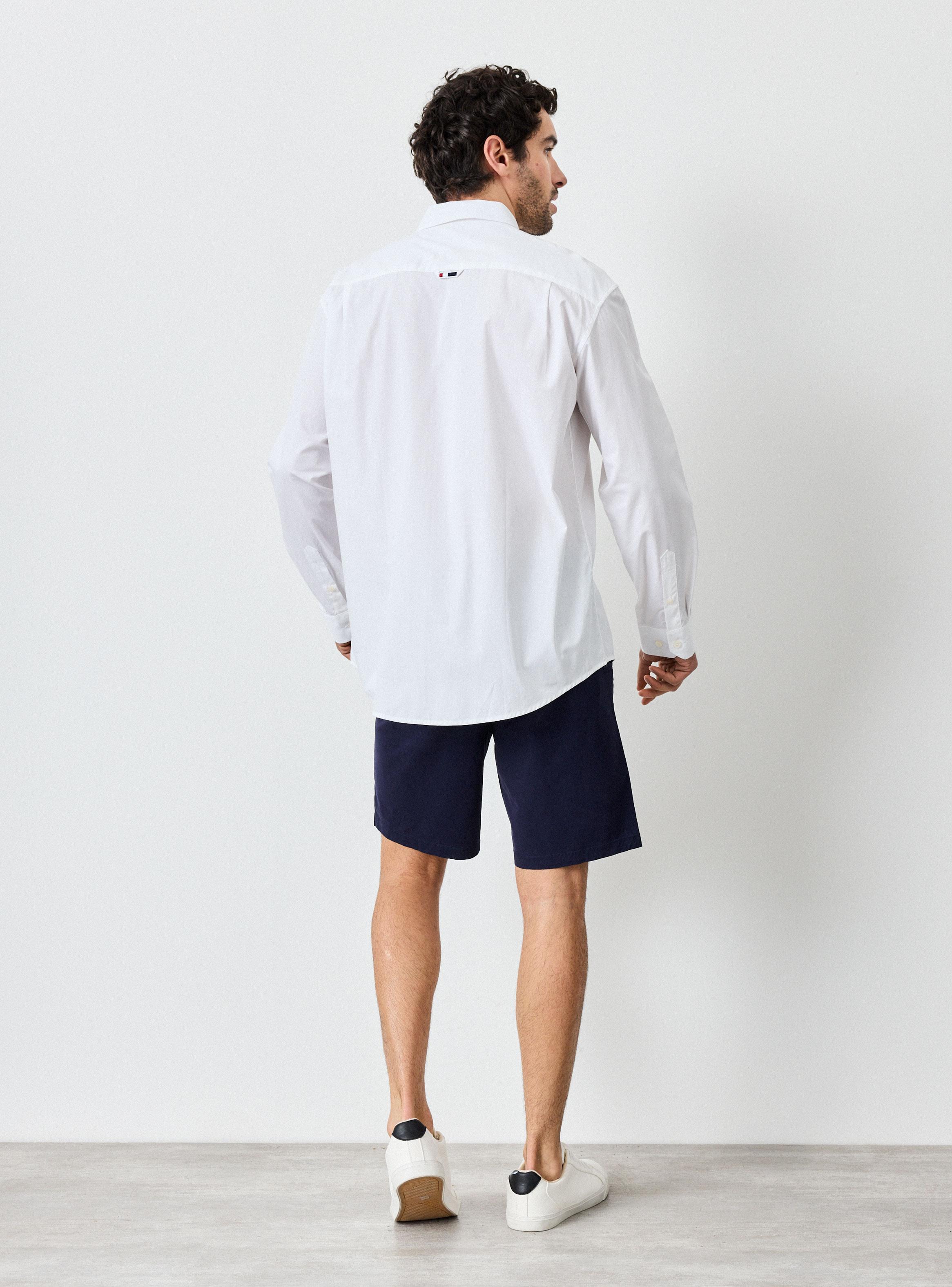 Camisa Manga Corta Slub Look-5