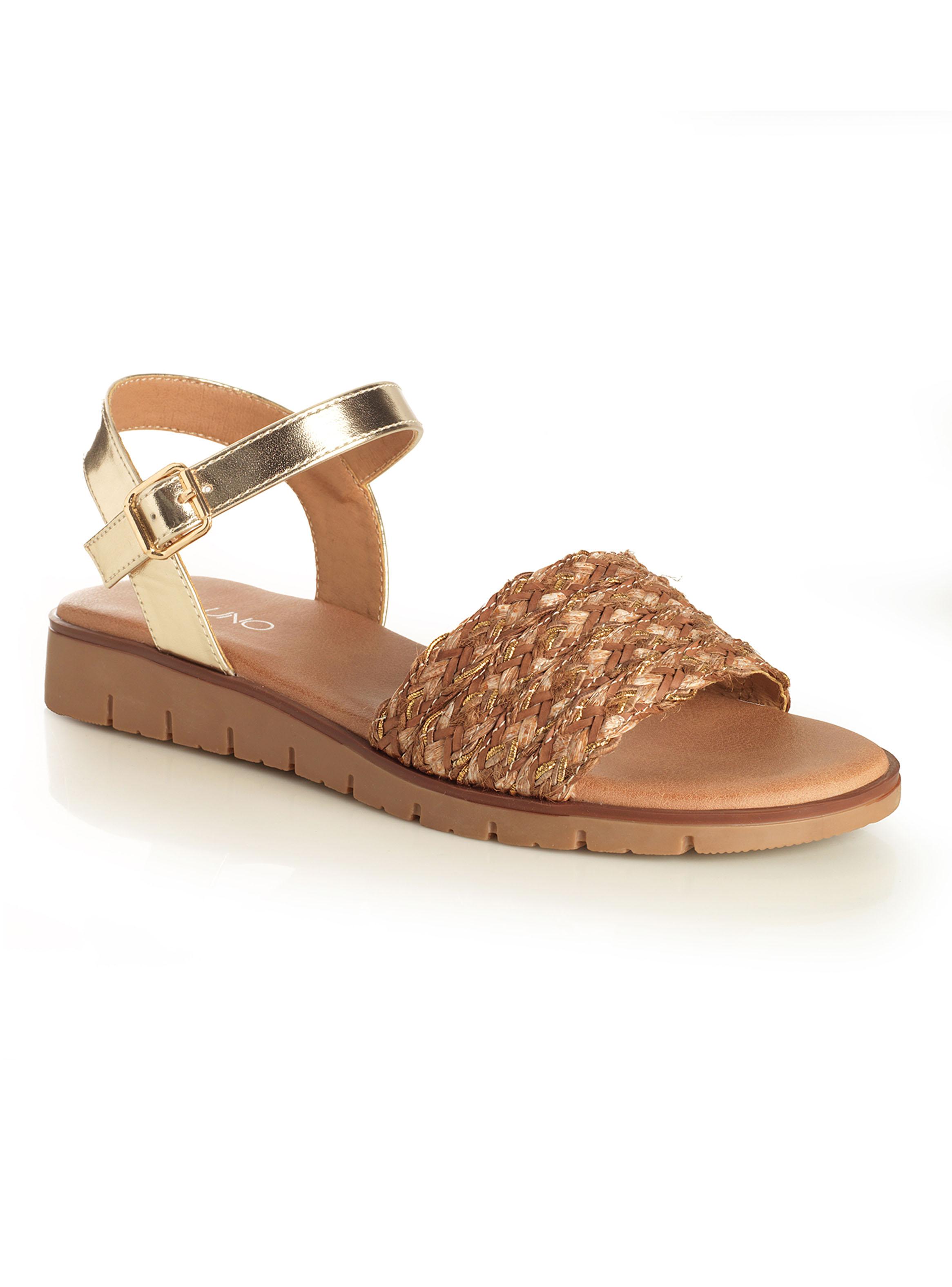 Sandalia Casual Plana Correa Mujer-1