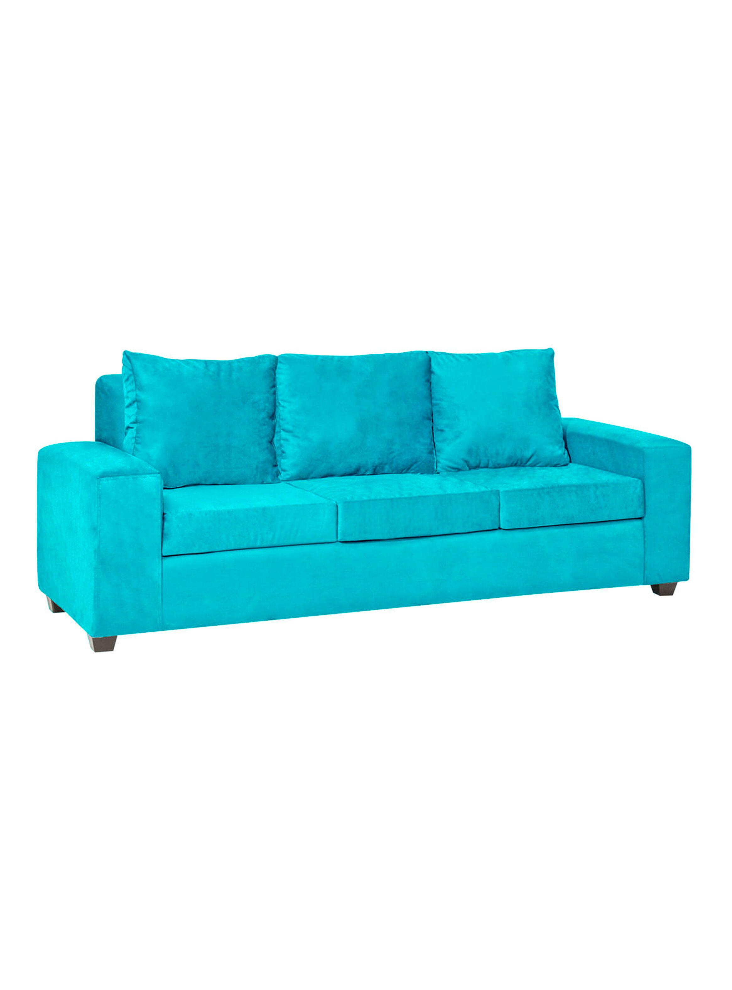 Sofá Kahlo Felpa Gris 3 Cuerpos-0