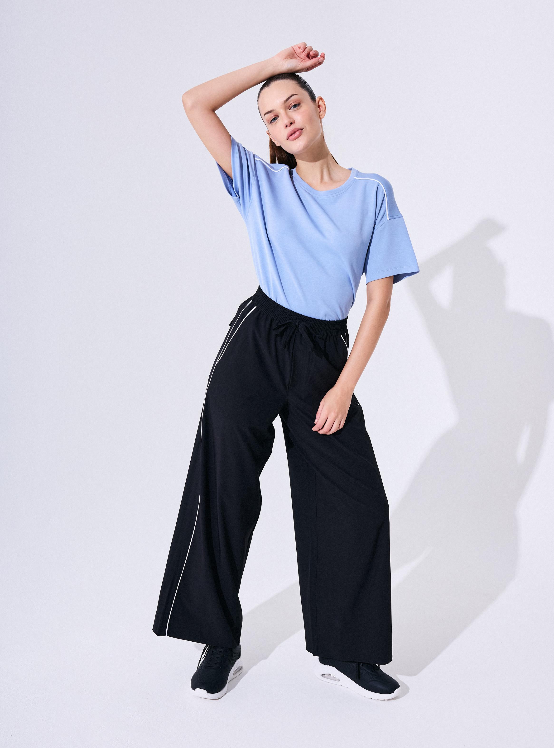 Pantalón Wide Leg Tela Fluida-4