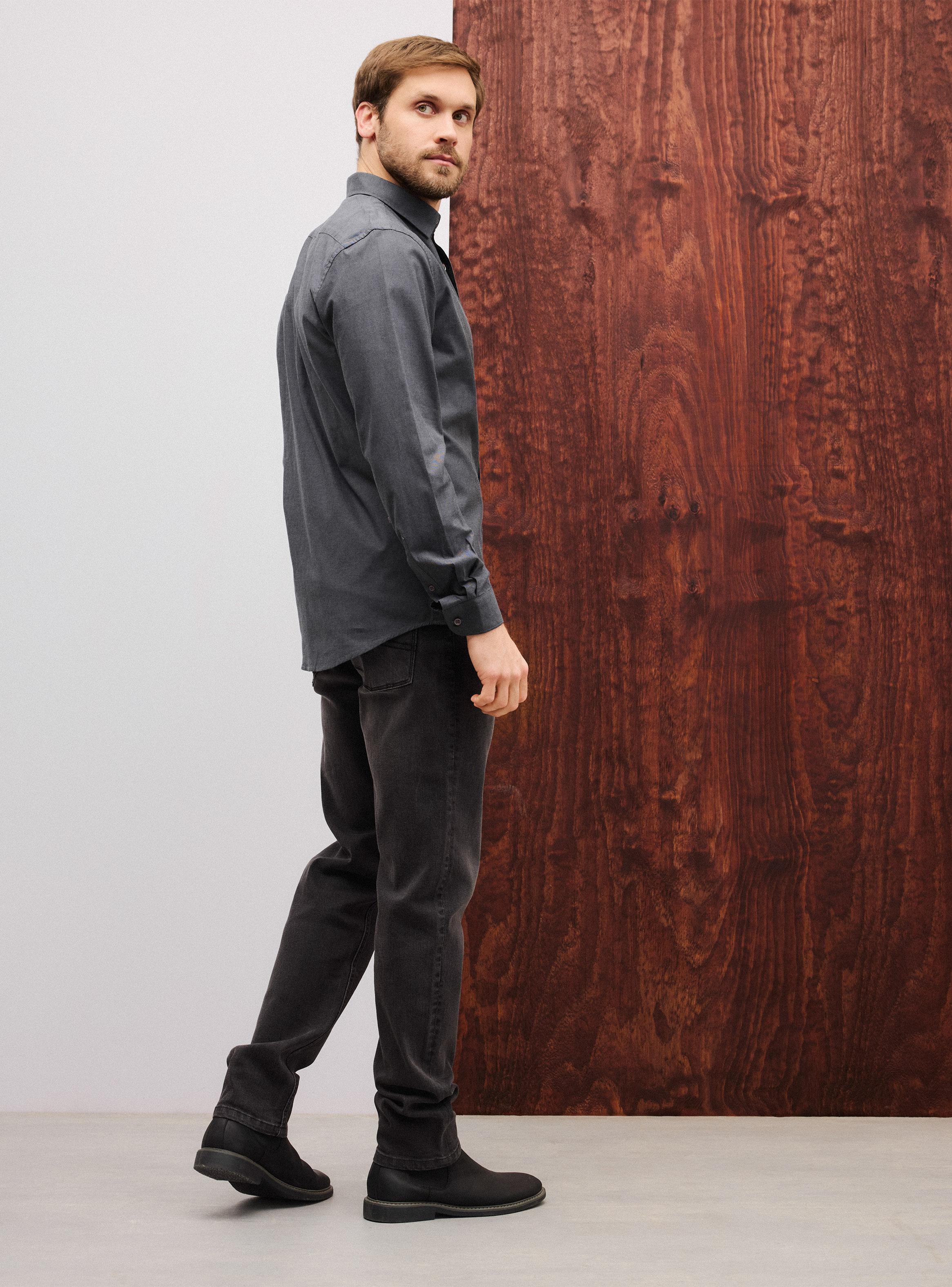 Camisa Manga Larga Oxford Lisa-5