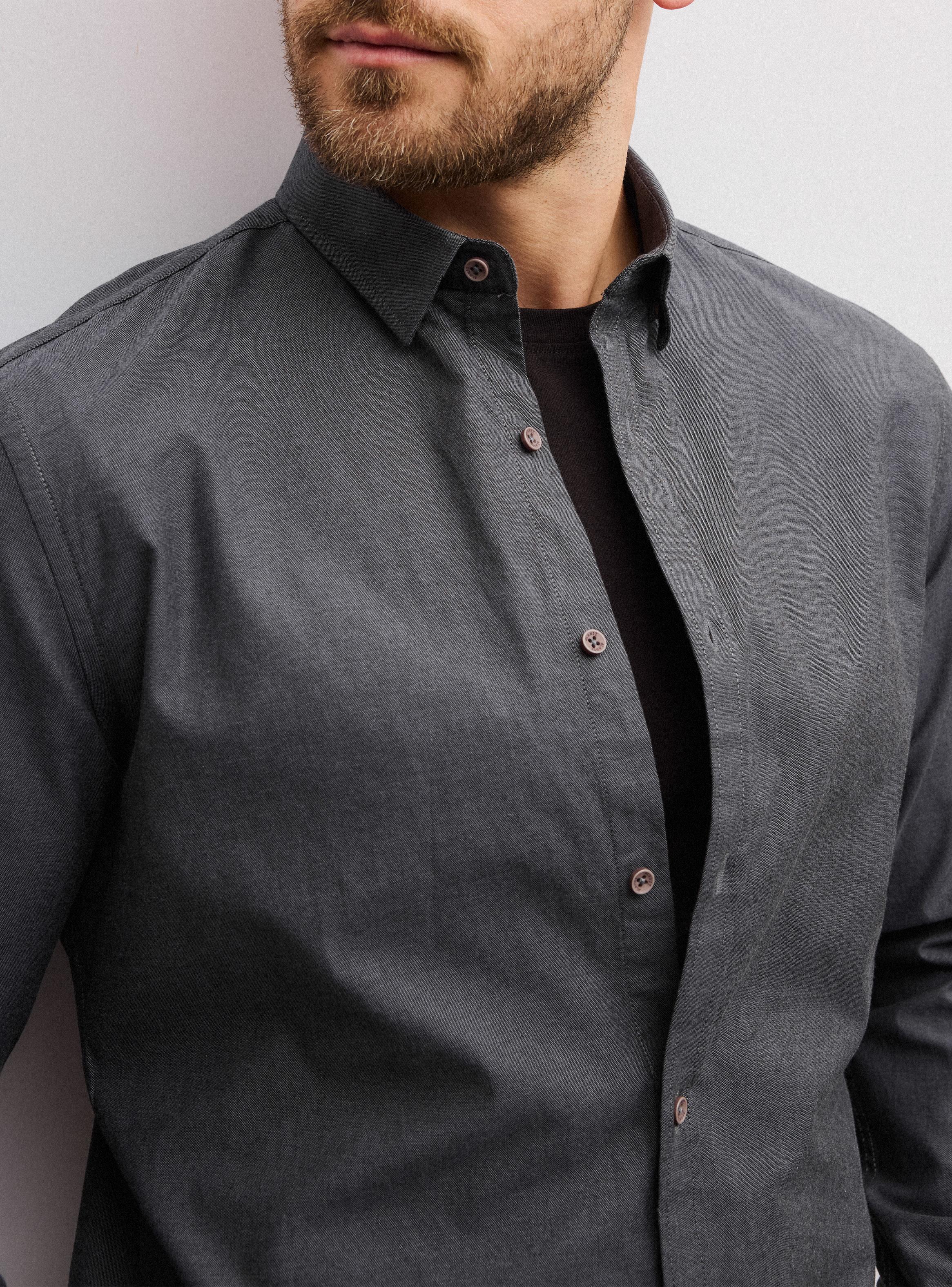 Camisa Manga Larga Oxford Lisa-3
