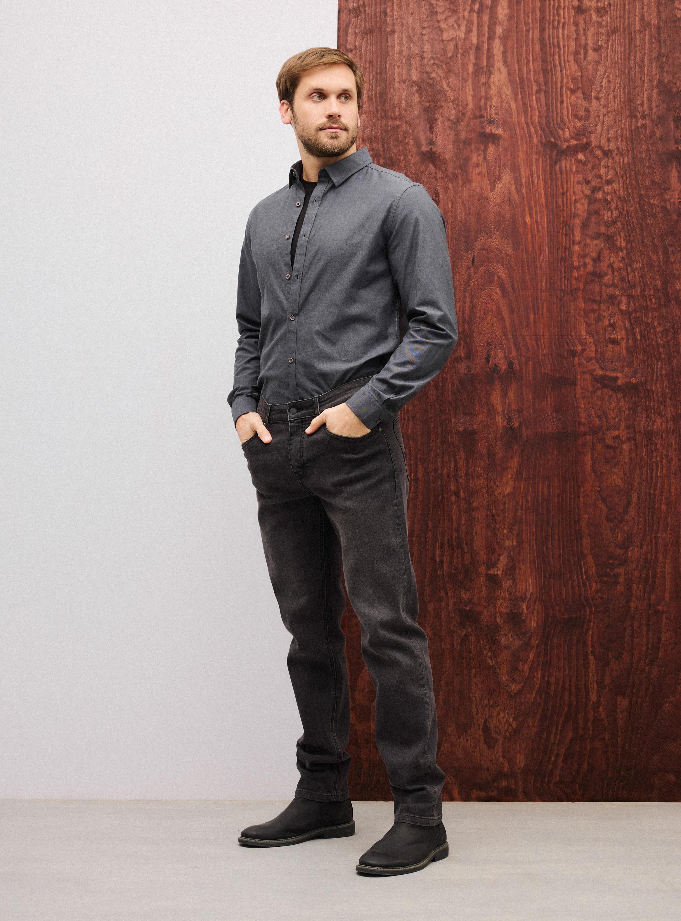 Camisa Manga Larga Oxford Lisa-4