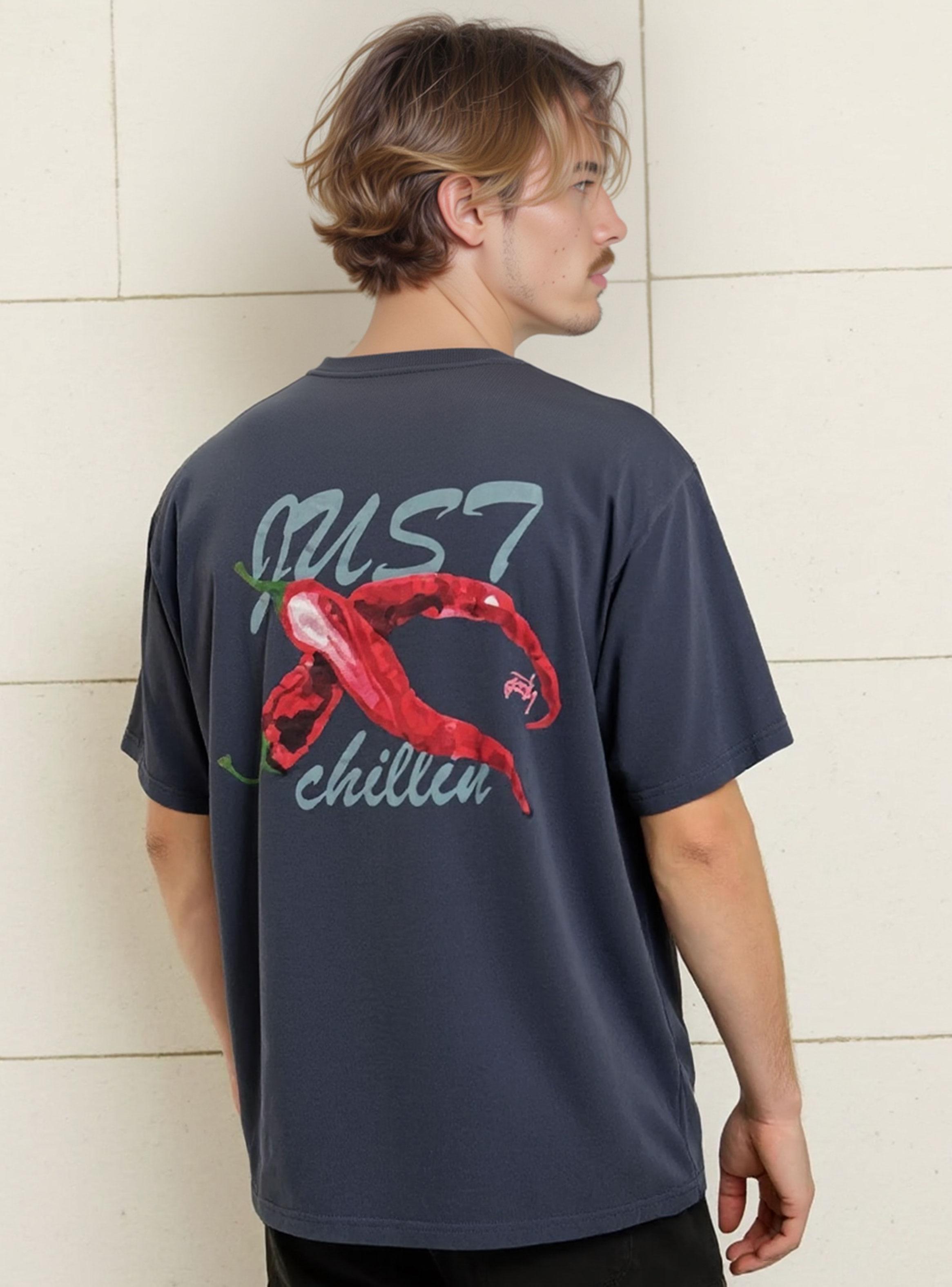Polera  Chilli Print Manga Corta-1