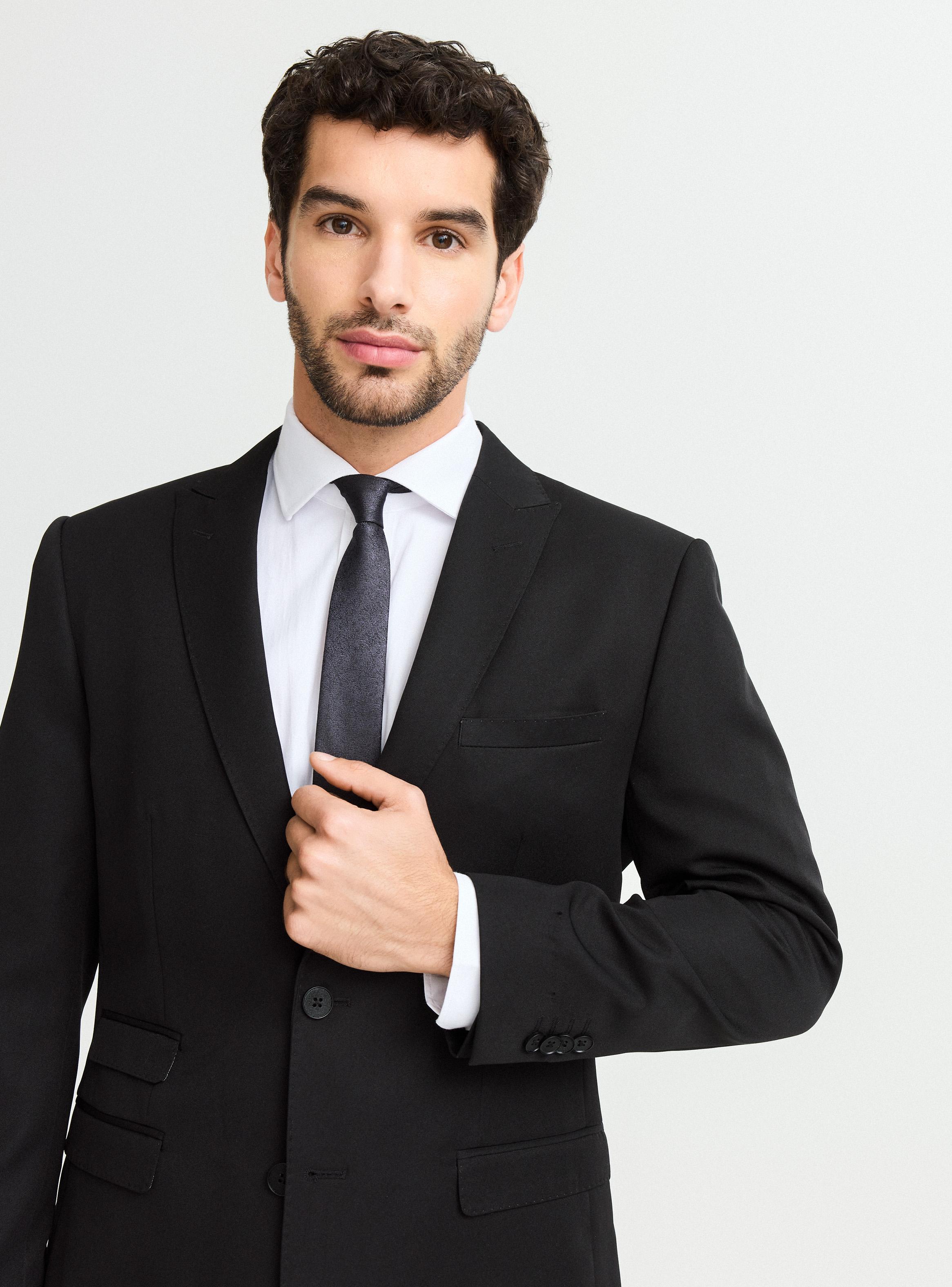 Traje Recto Negro Slim Fit-2