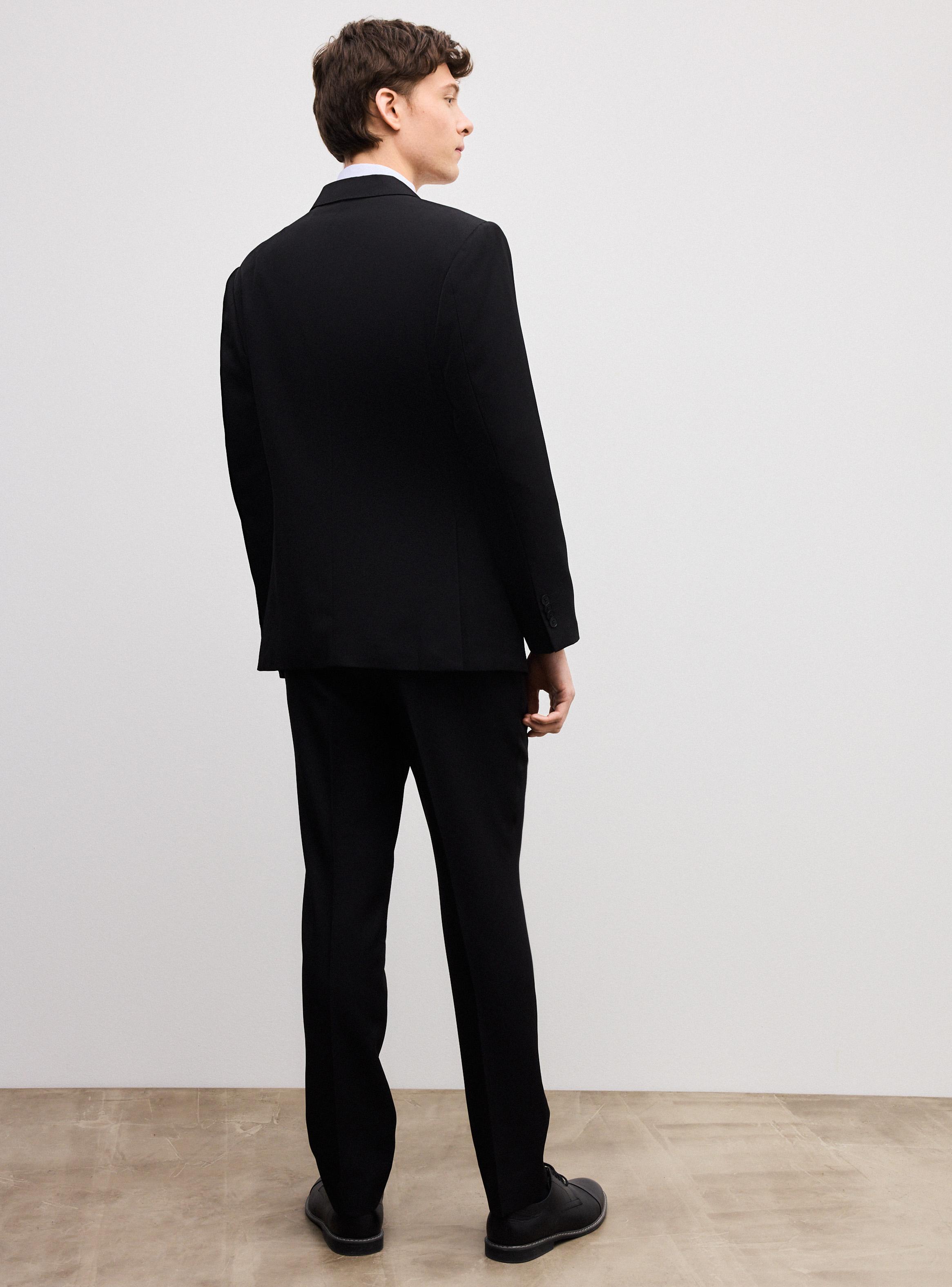 Traje Recto Negro Slim Fit-5