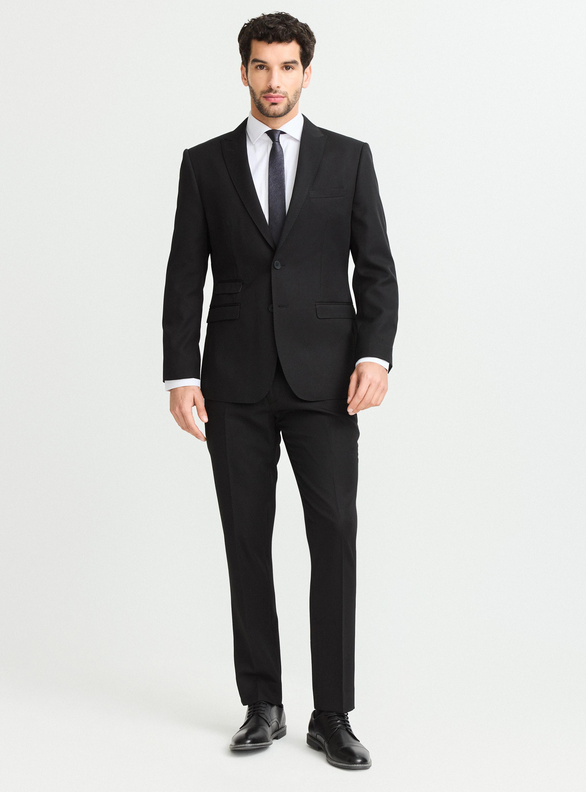 Traje Recto Negro Slim Fit-4