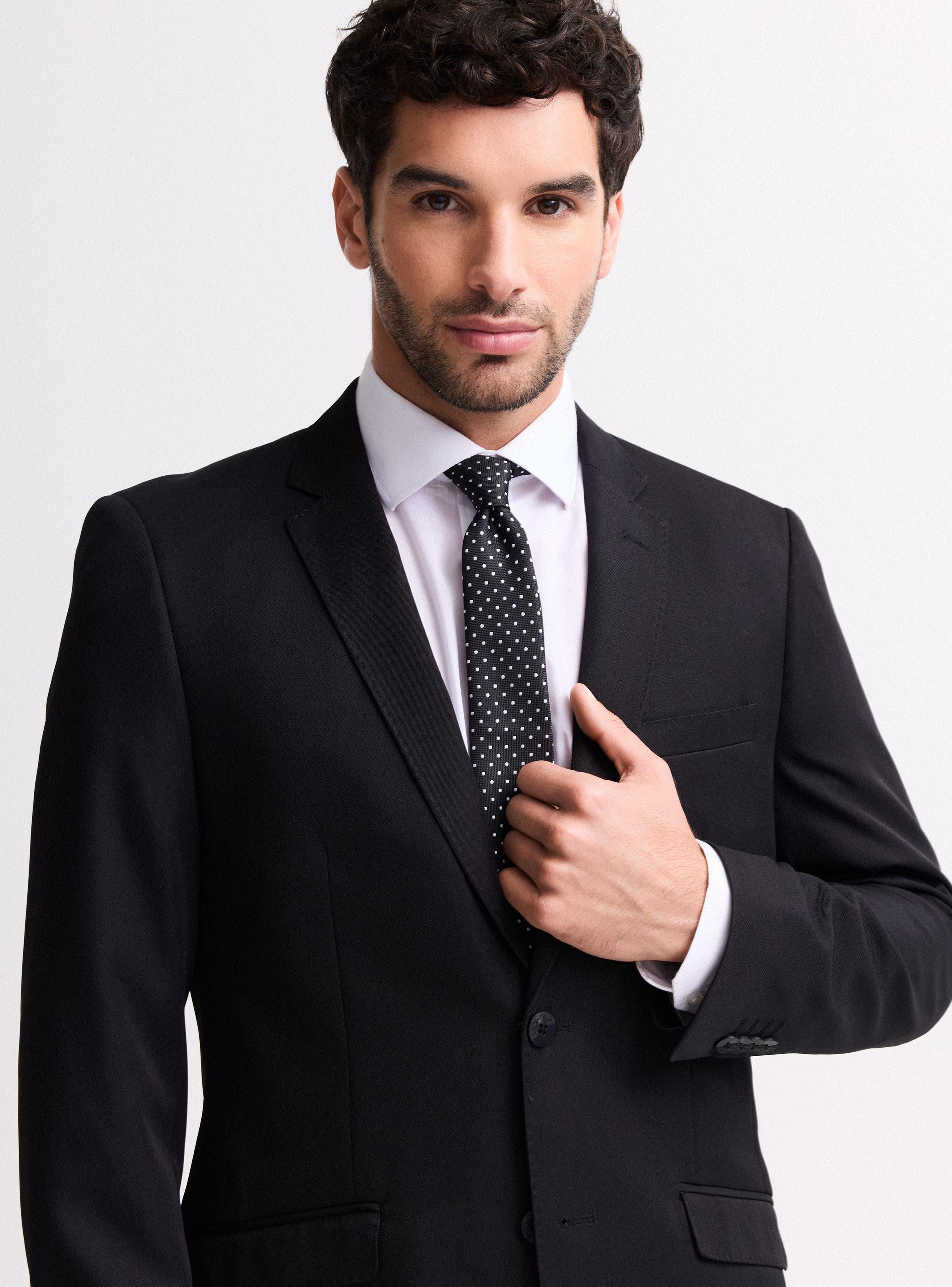 Traje Recto Negro Slim Fit-2
