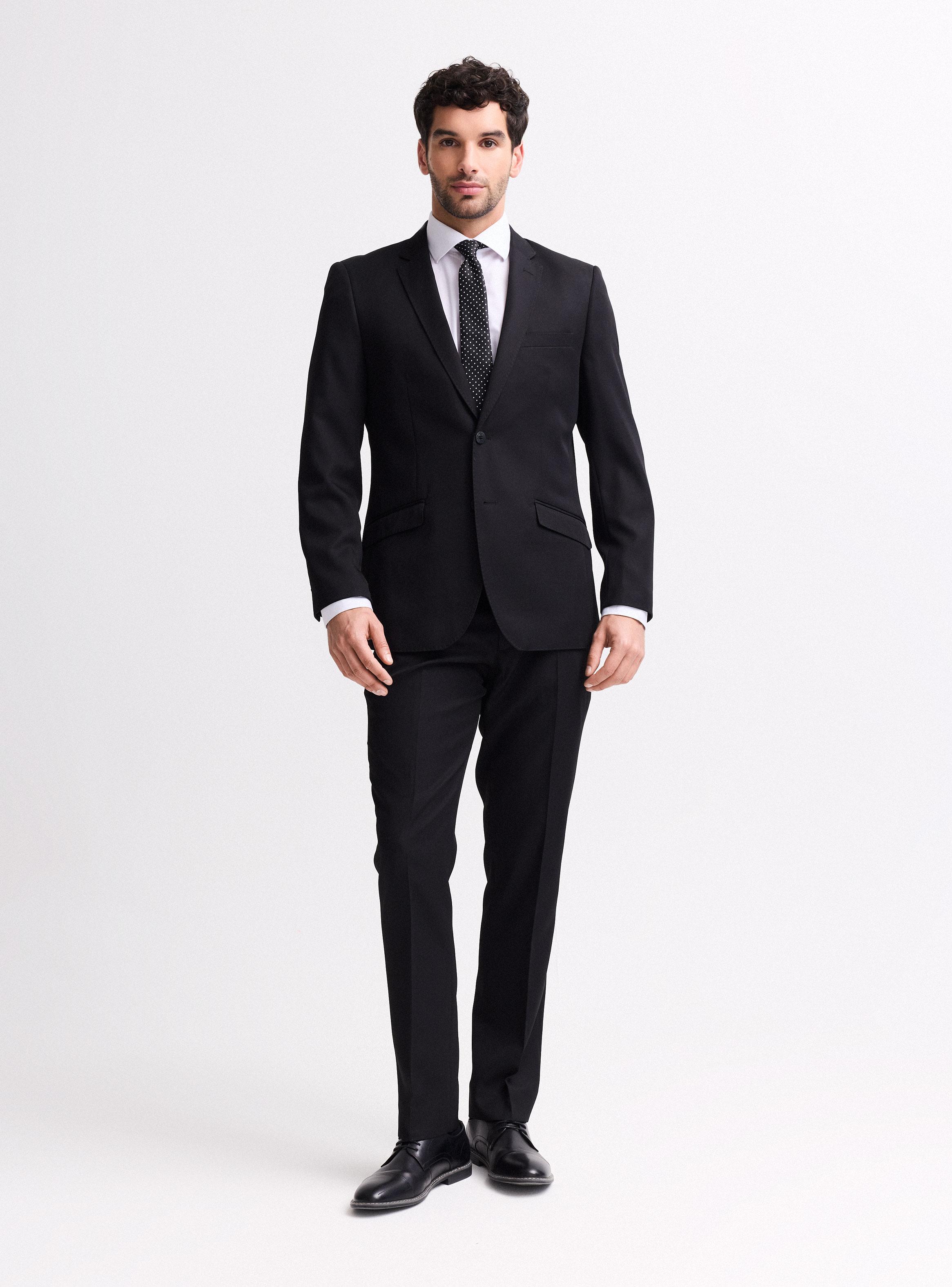 Traje Recto Negro Slim Fit-4