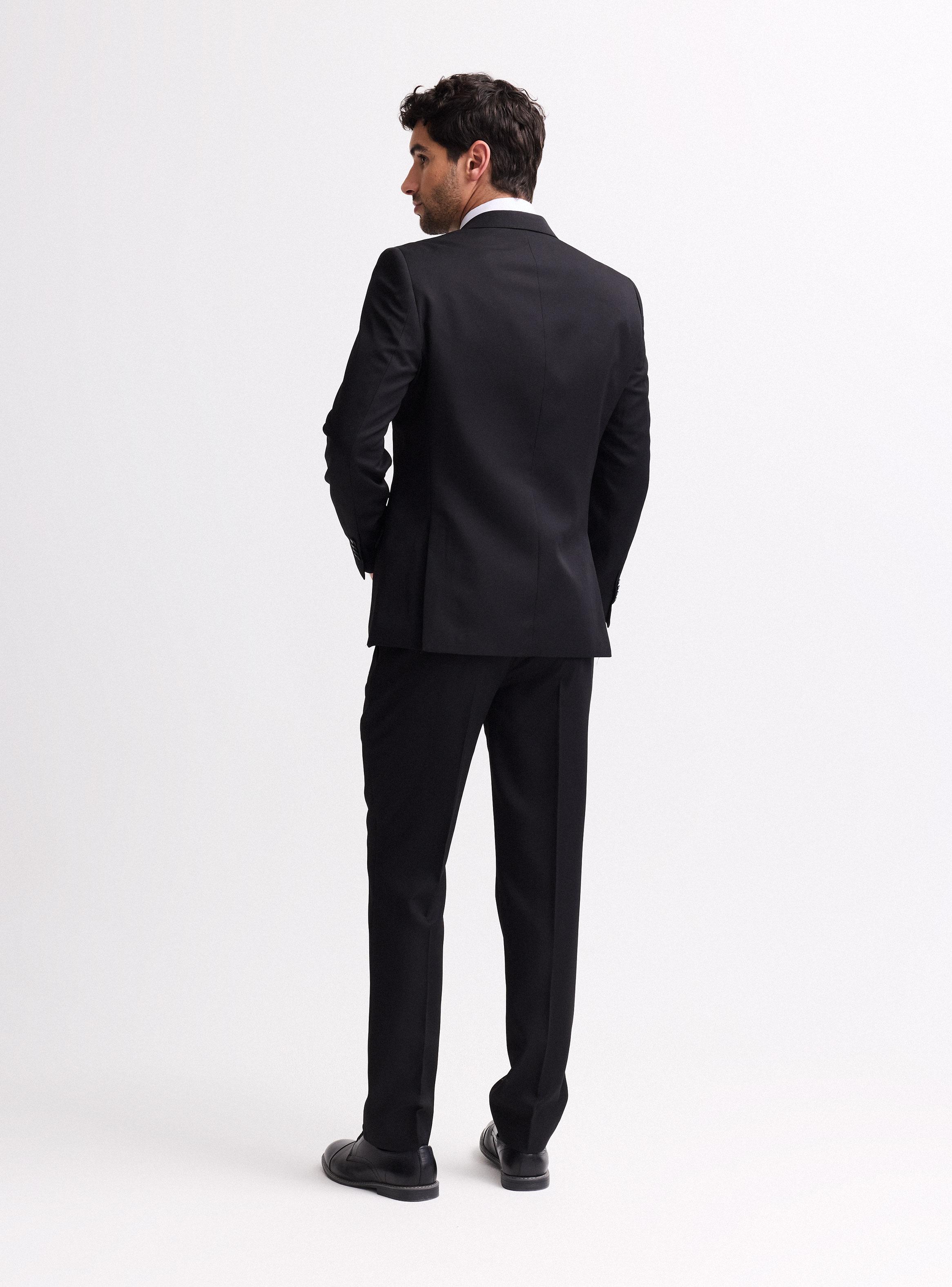 Traje Recto Negro Slim Fit-5