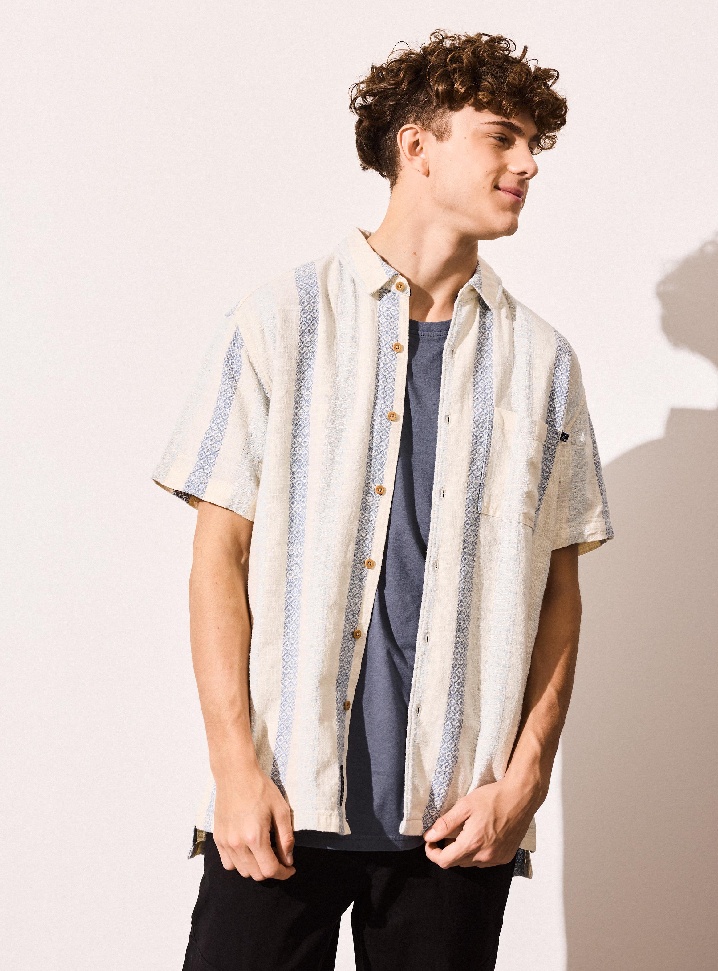 Camisa Tela Jacquard-0