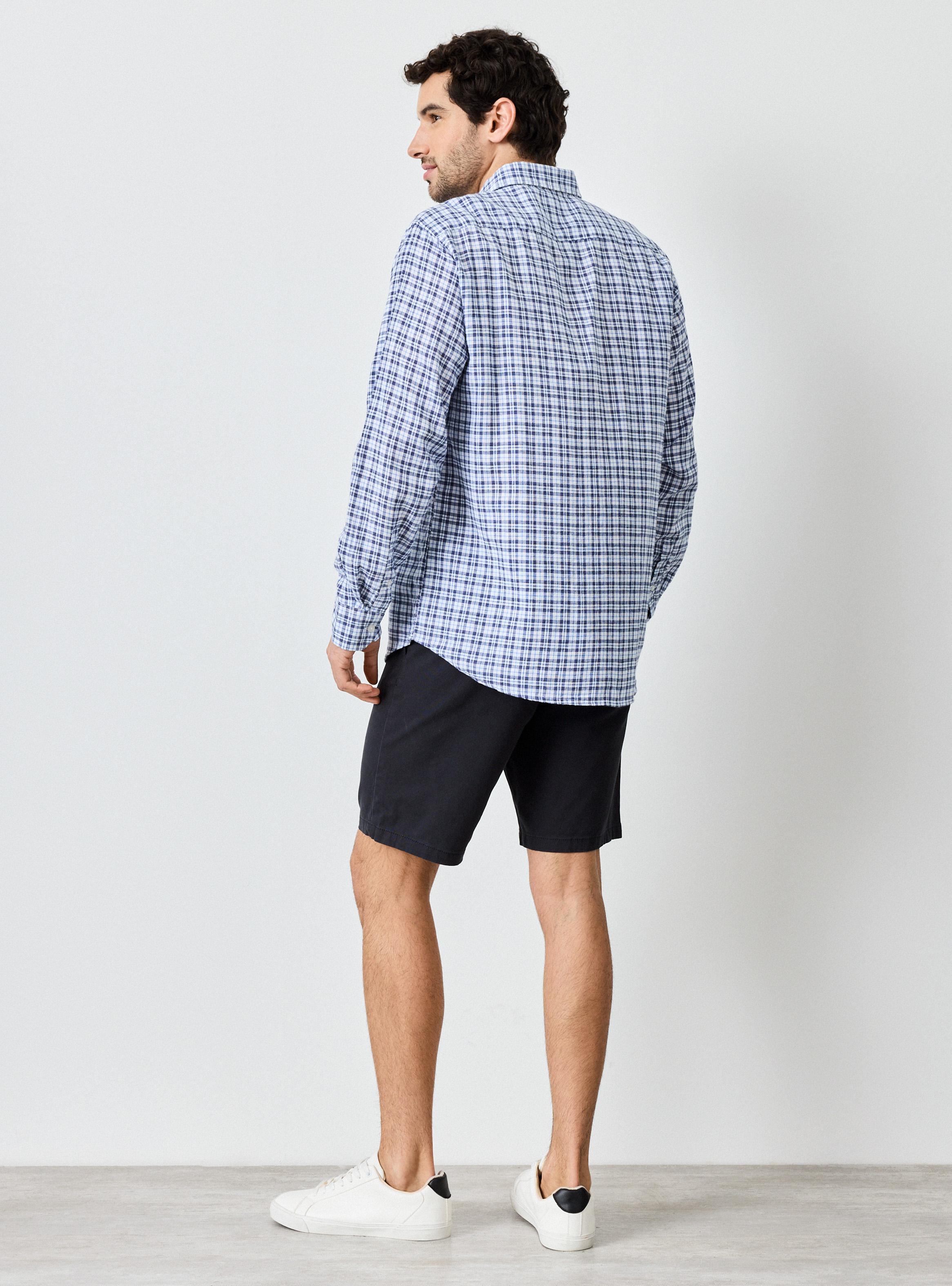 Camisa Lino Algodón Regular Fit-5