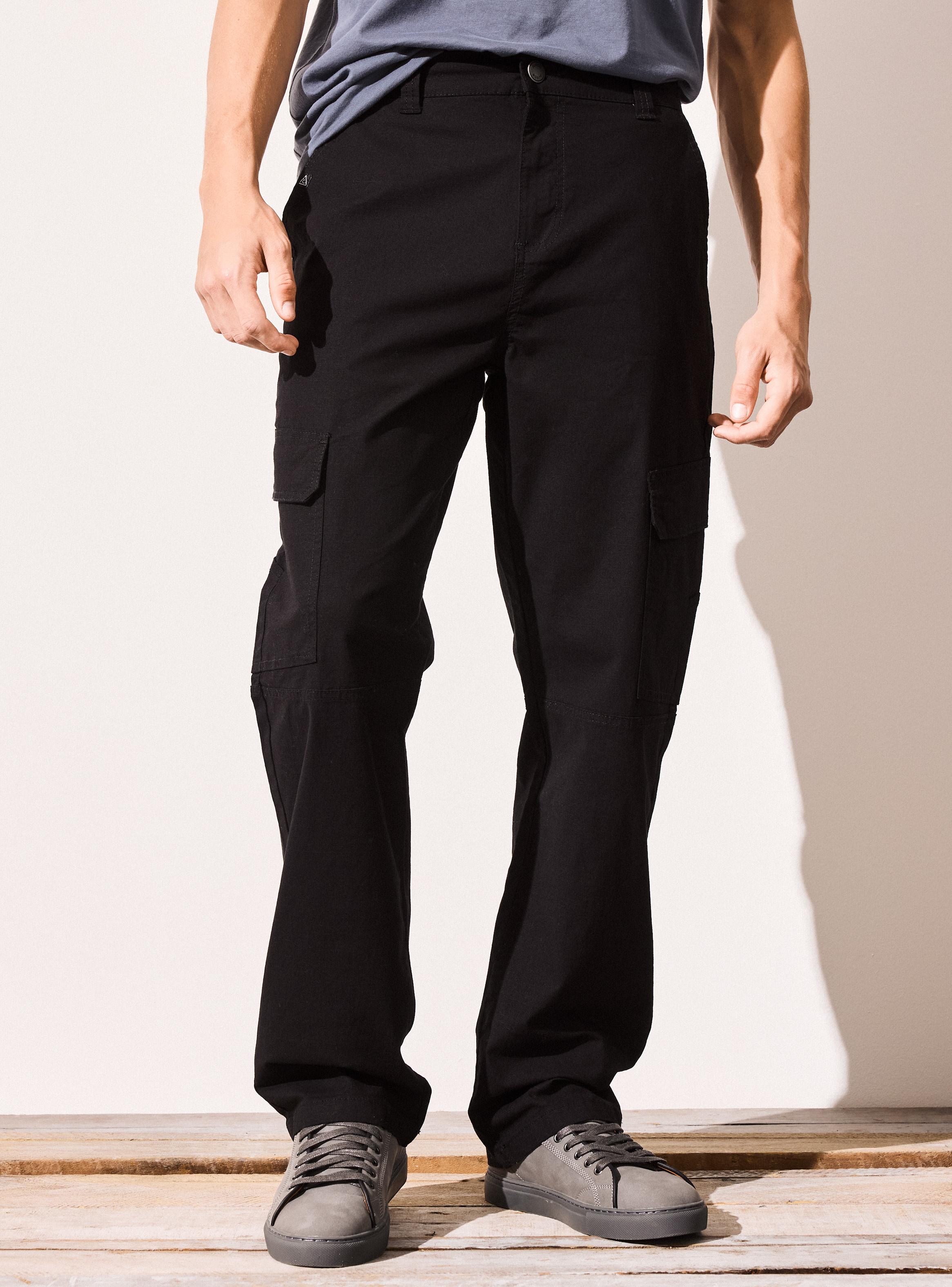 Pantalón Con Bolsillo Cargo-0