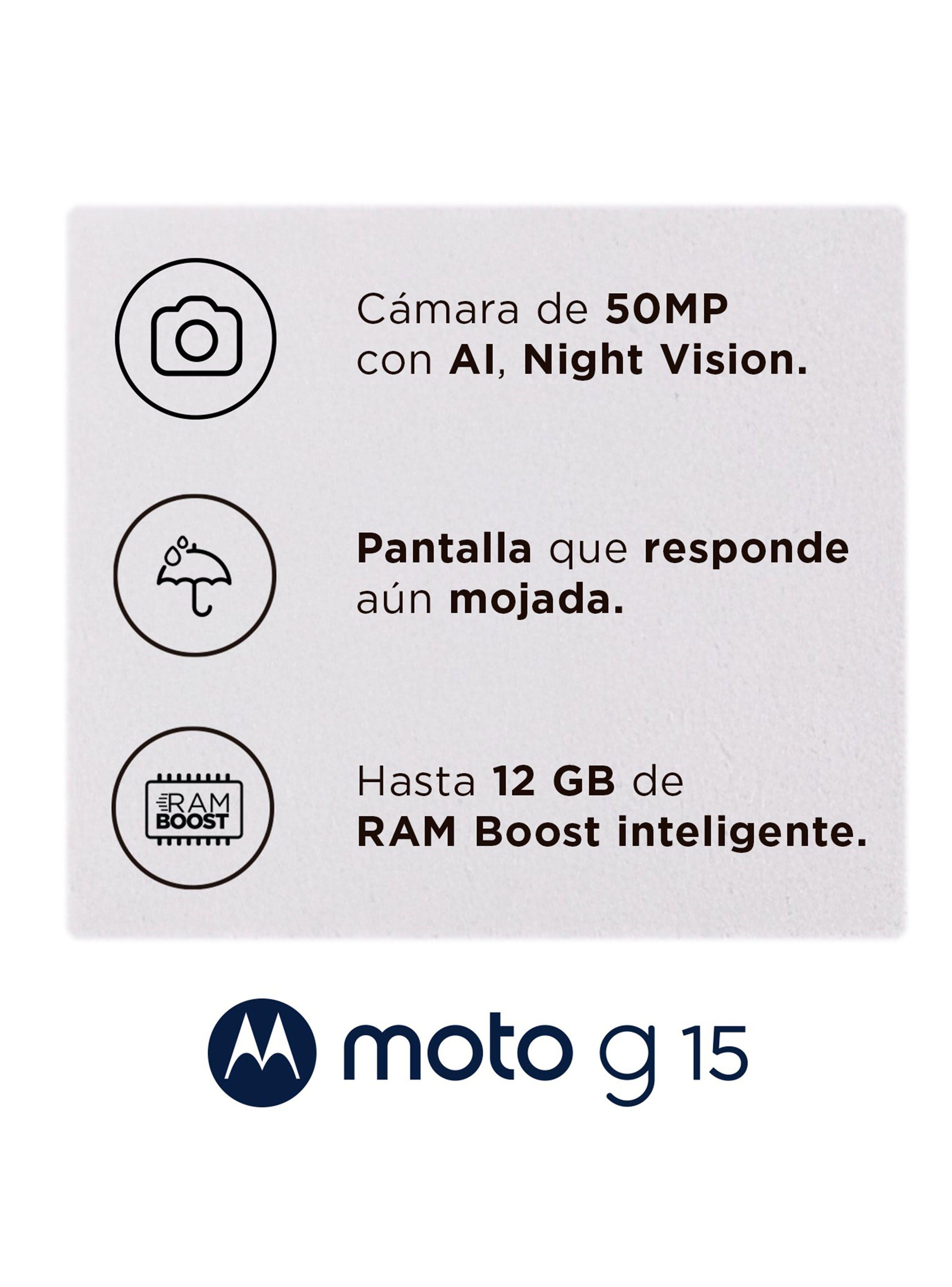 Smartphone G15 128GB 6.7" Verde Liberado-4