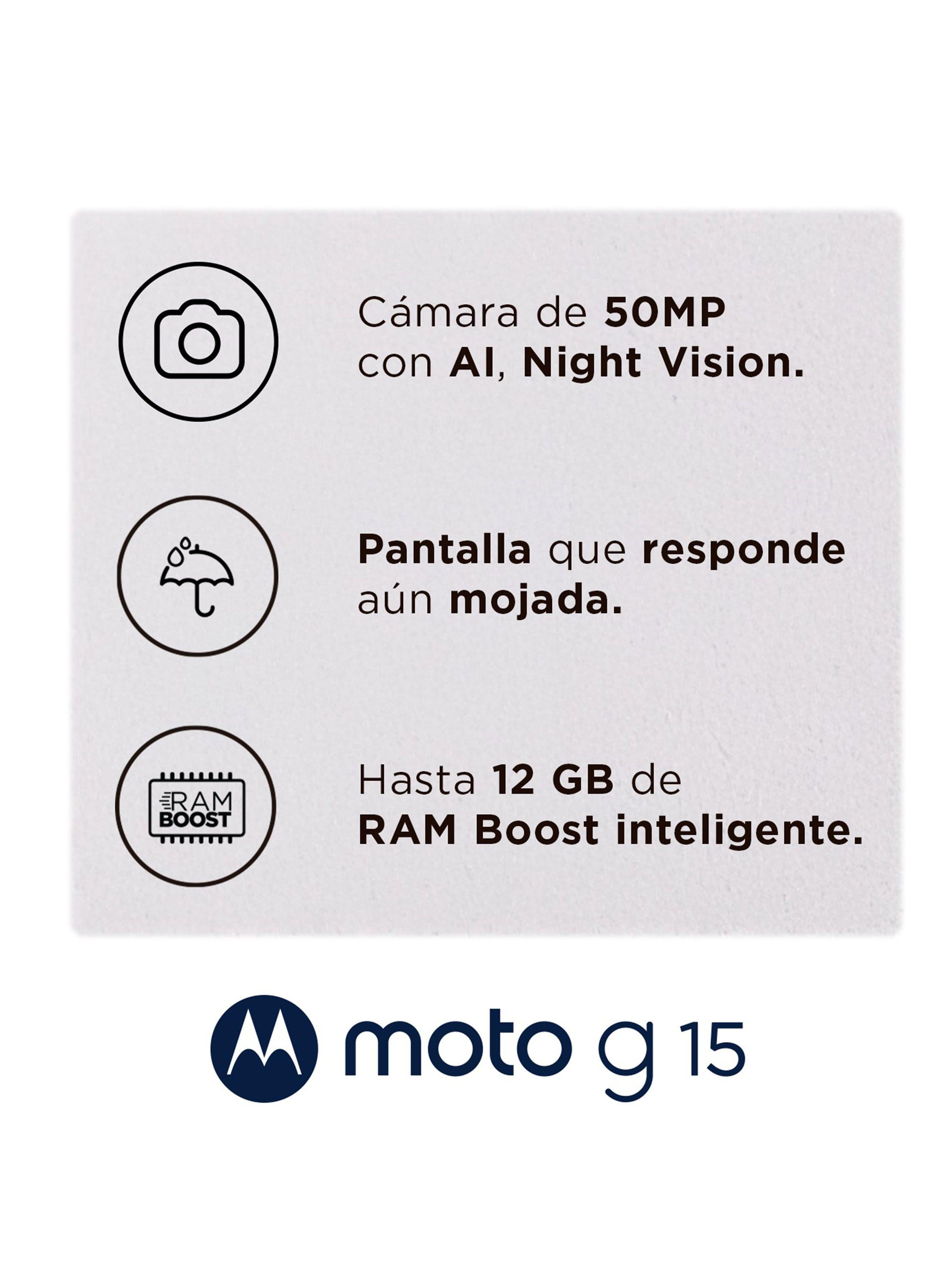 Smartphone G15 128GB 6.7" Naranjo Liberado-4