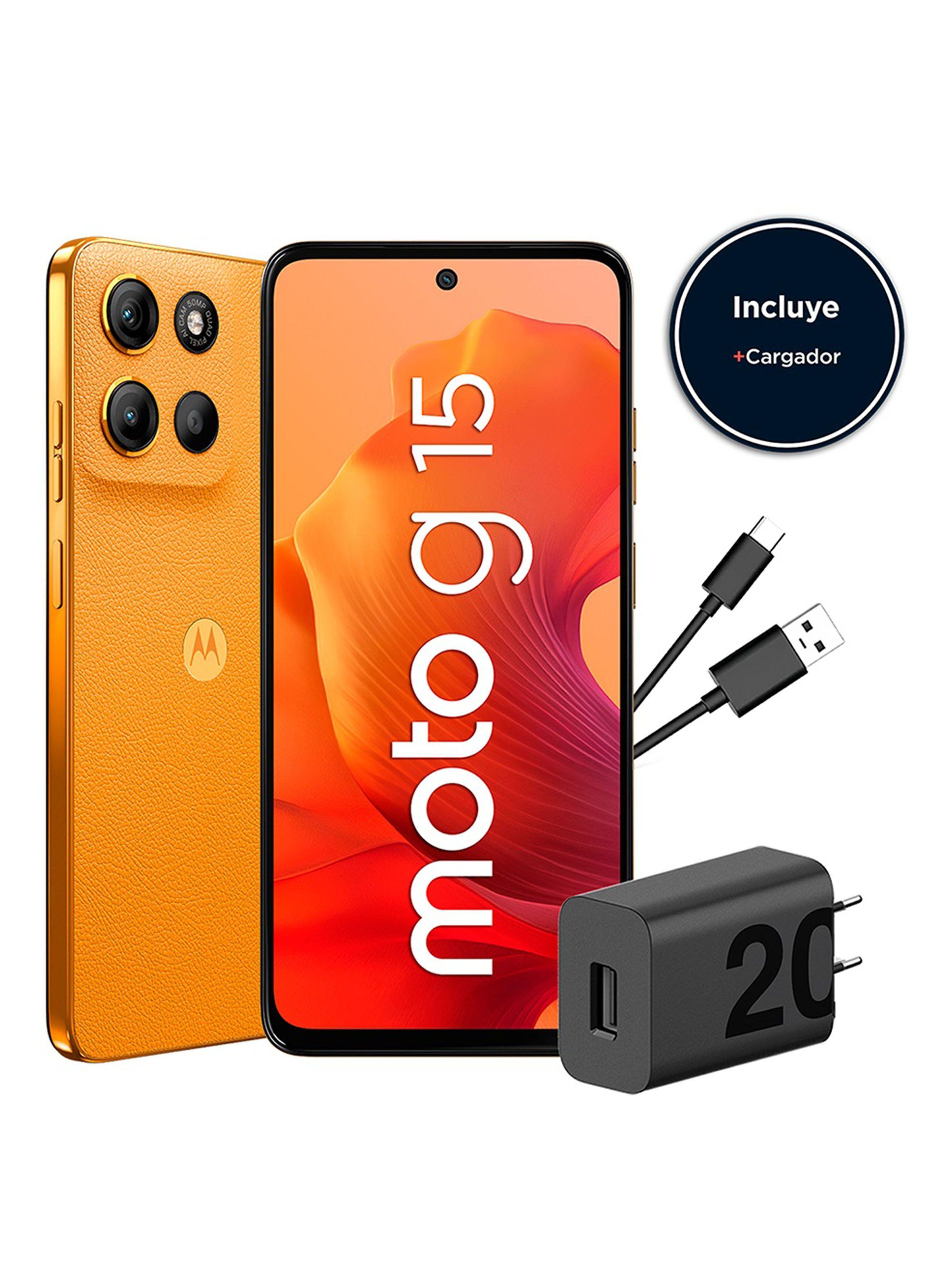 Smartphone G15 128GB 6.7" Naranjo Liberado-1