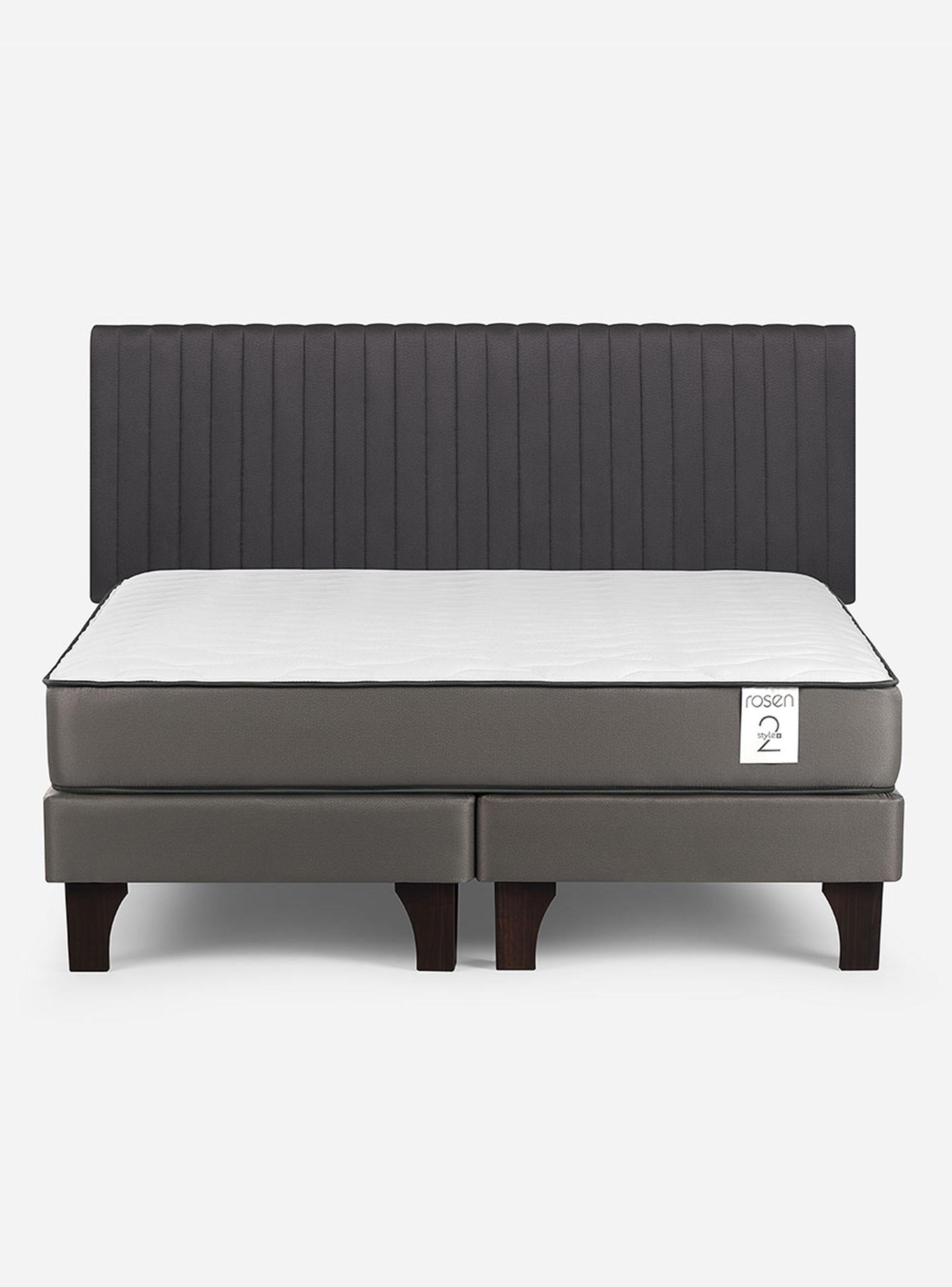 Cama Europea New Style 2 Plus King Respaldo Lucio-1