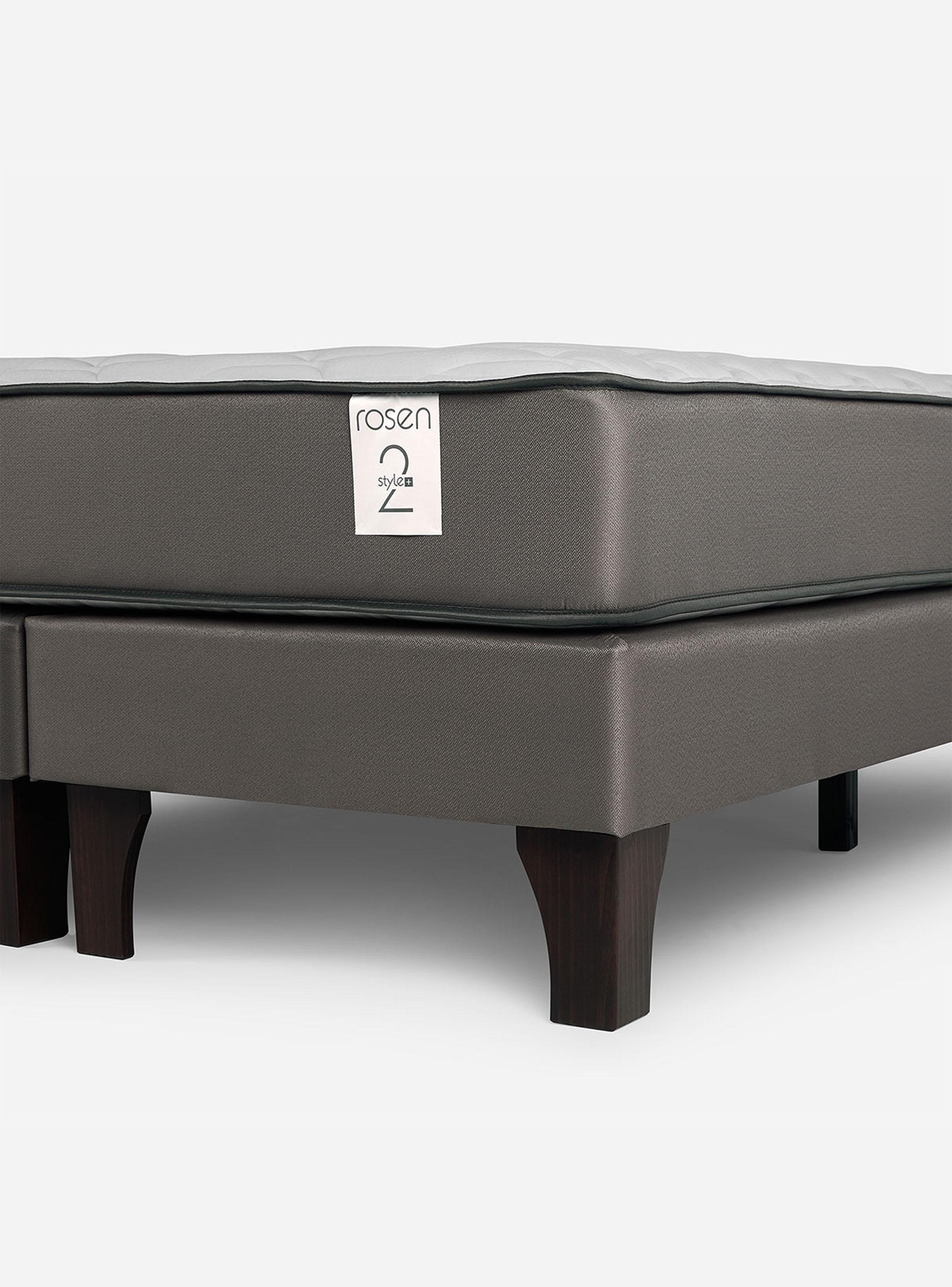 Cama Europea New Style 2 Plus King Respaldo Lucio-4