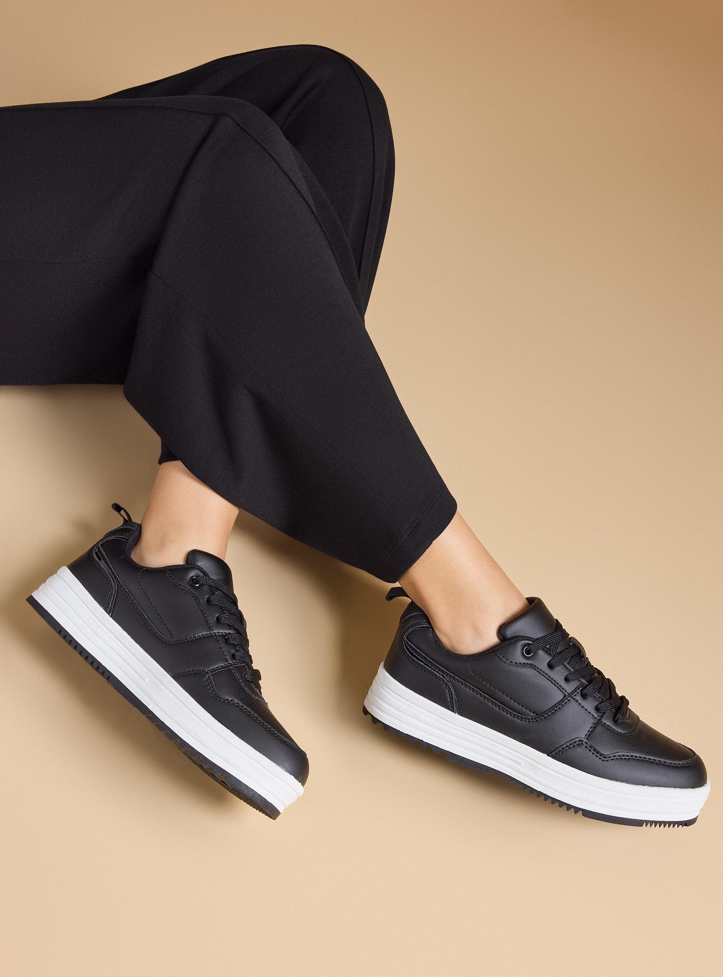 Zapatilla Urbana Retro Plataforma Mujer-4