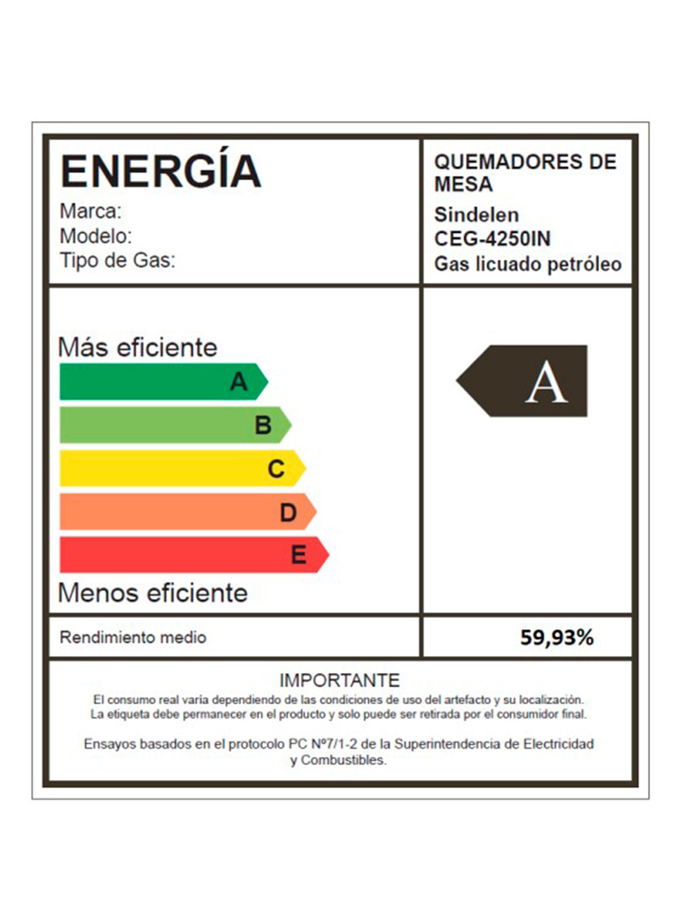 Encimera a Gas 2 Quemadores CEG-4250IN-5
