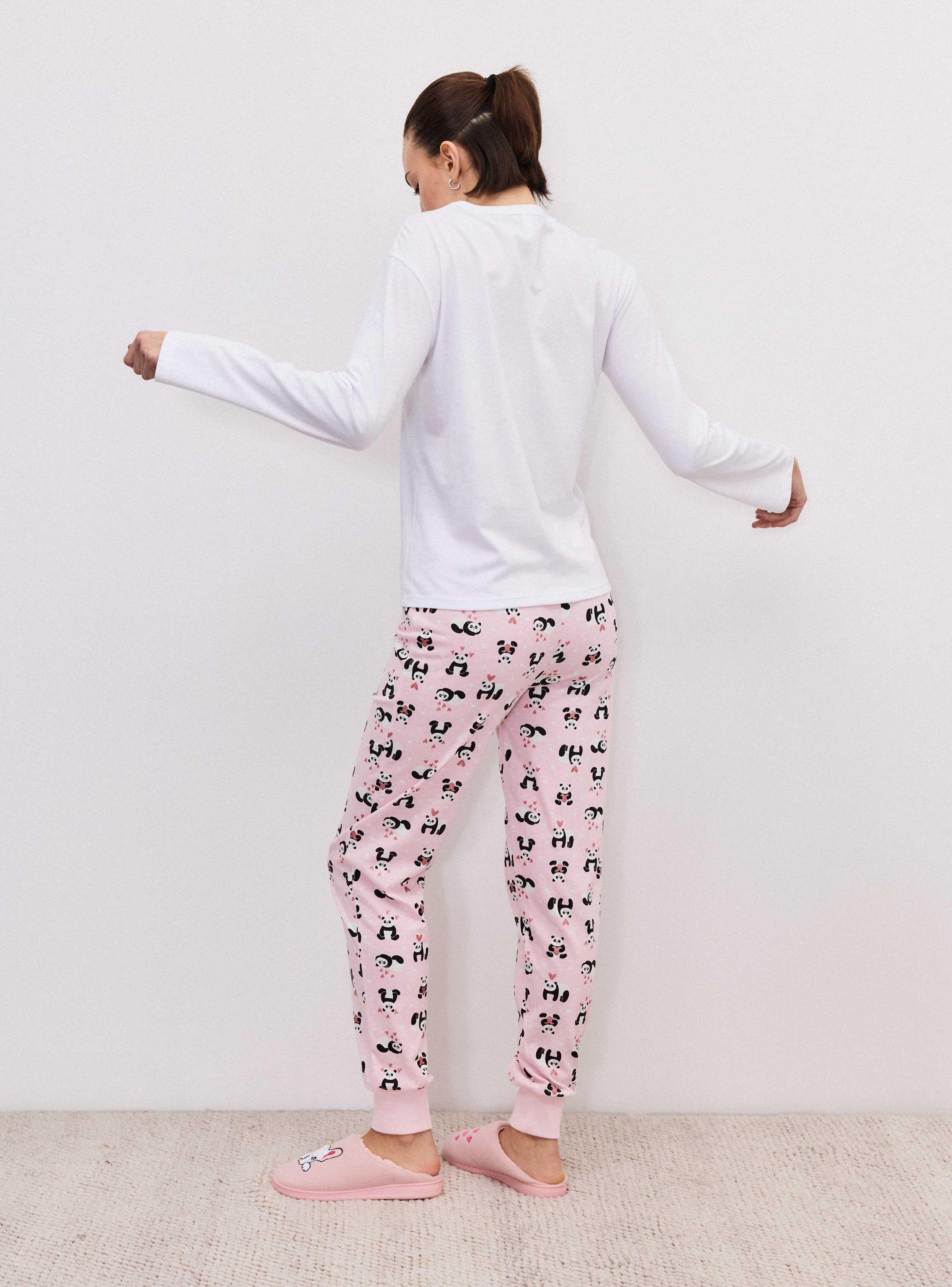 Pijama con Aplicación y Estampado-5