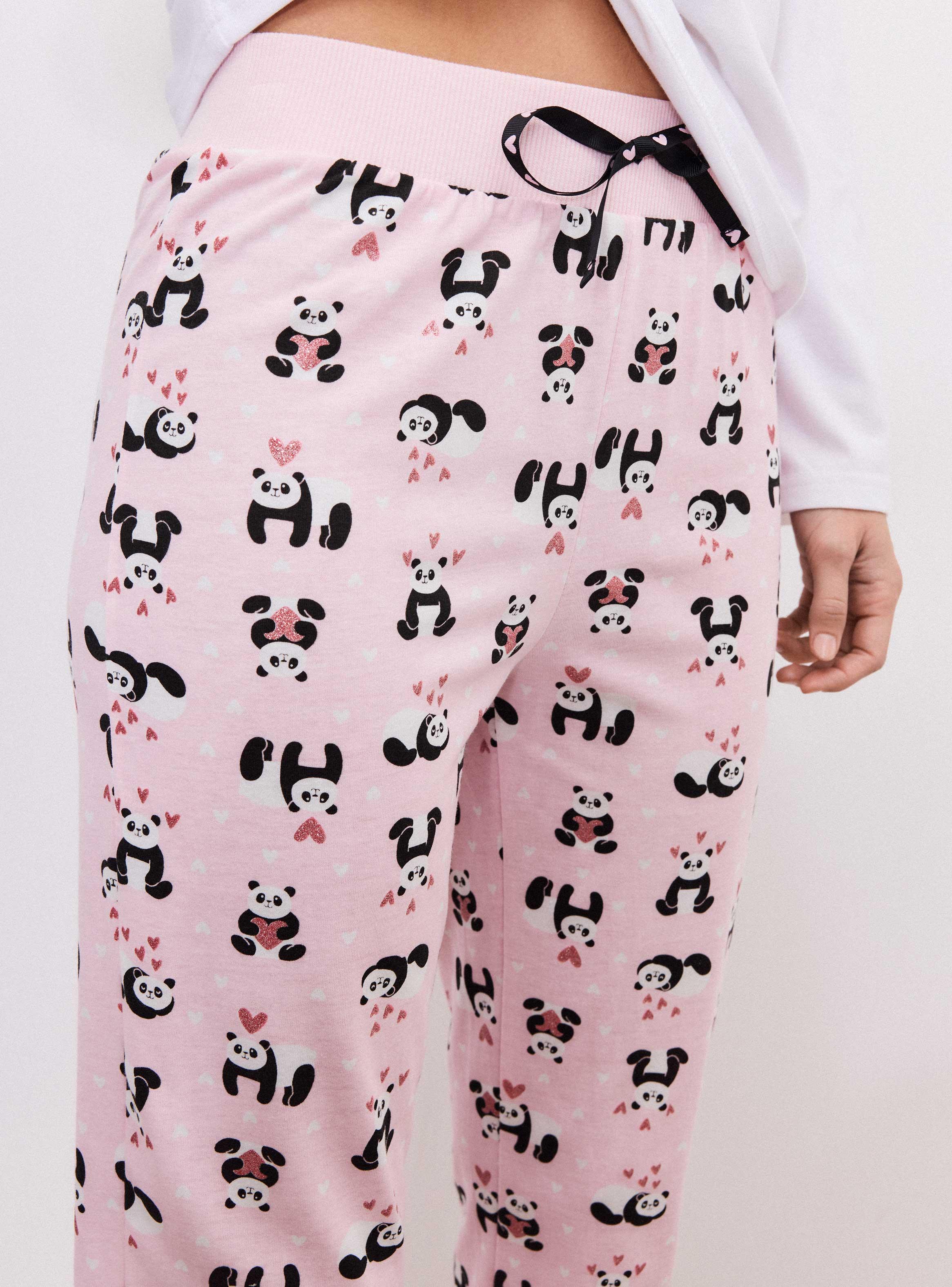 Pijama con Aplicación y Estampado-3