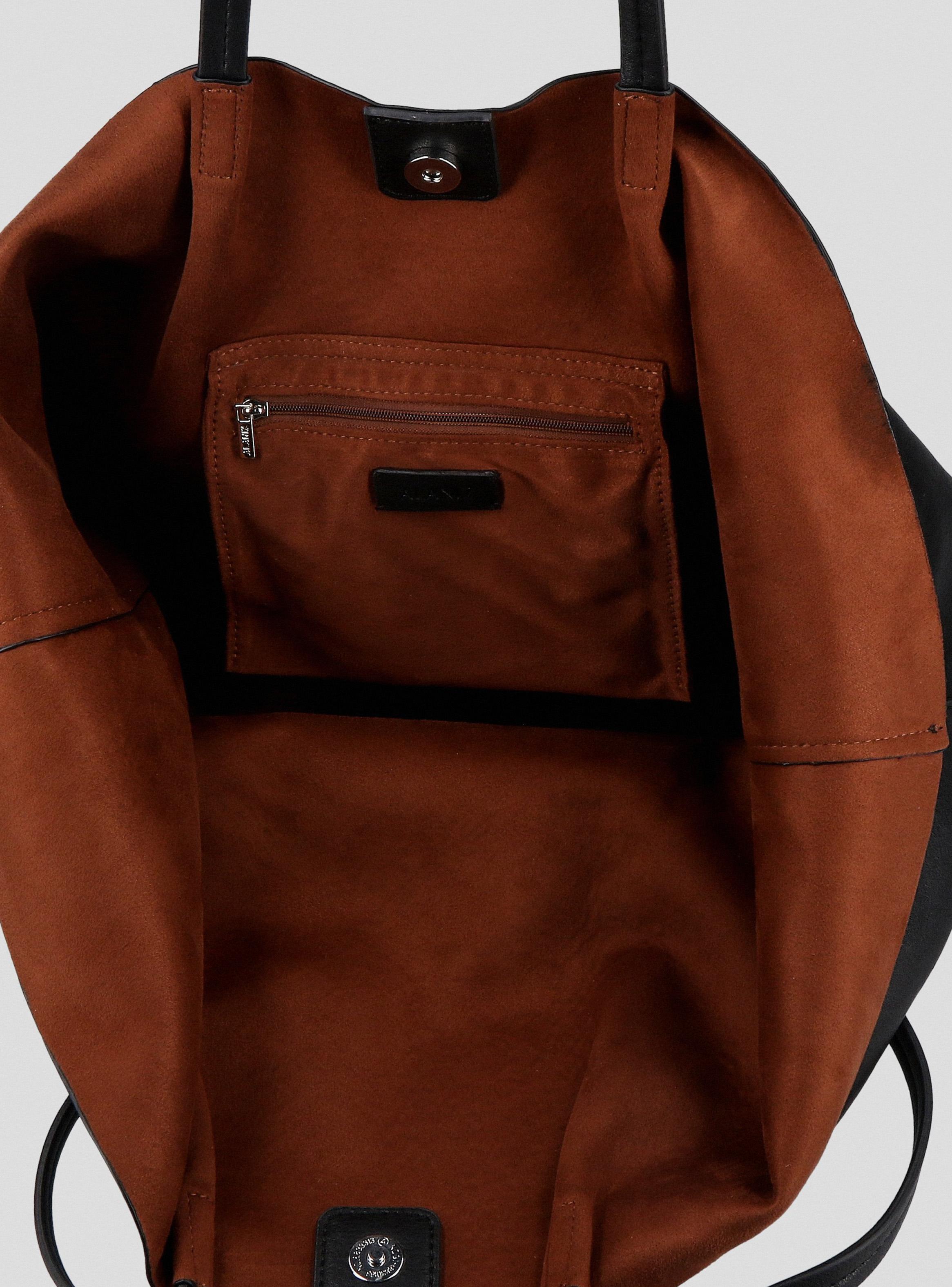 Cartera Totebag Efecto Cuero-3