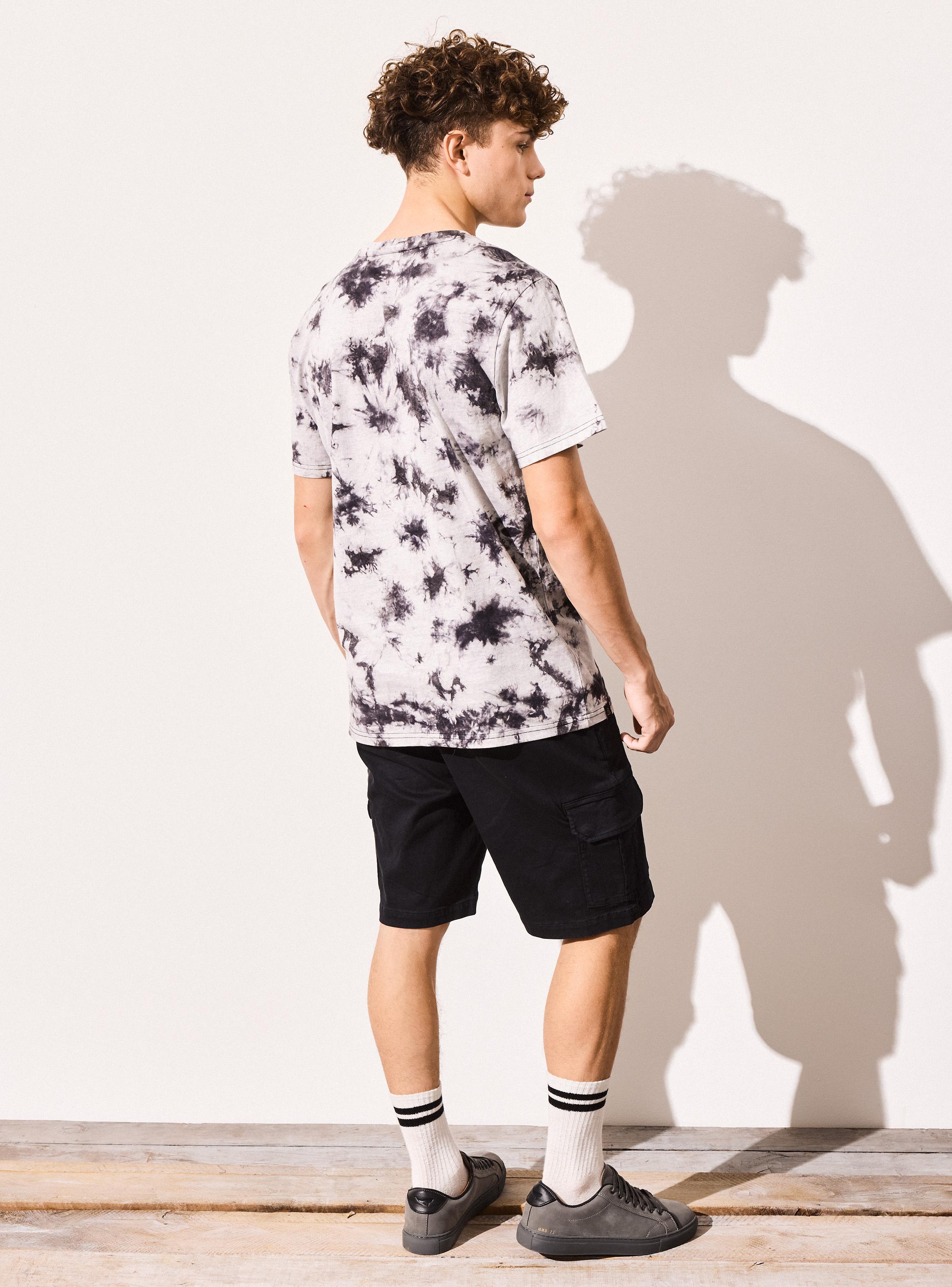 Polera Teñido Tie dye Manga Corta-5
