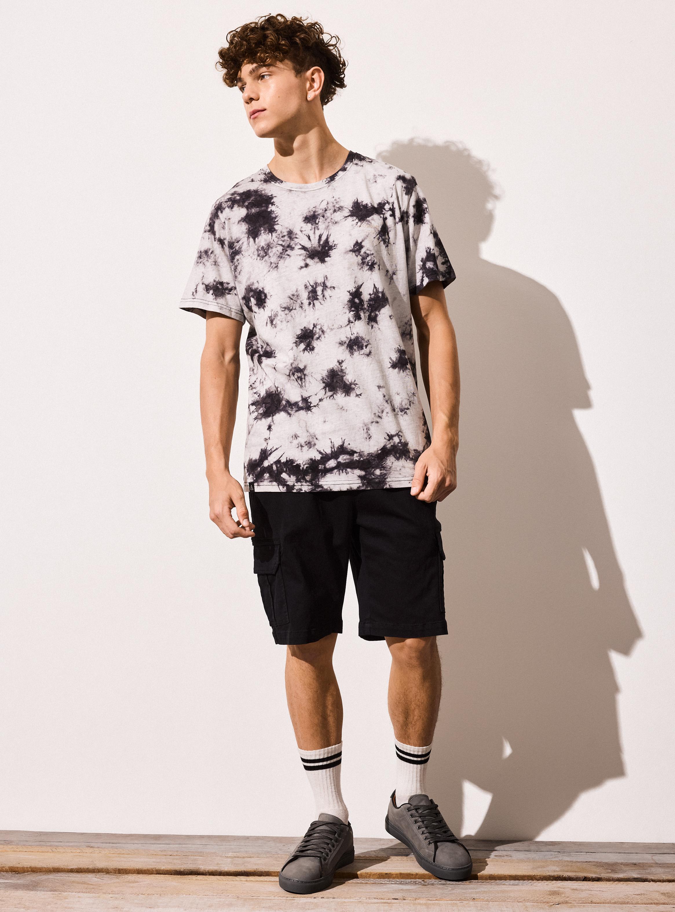 Polera Teñido Tie dye Manga Corta-4