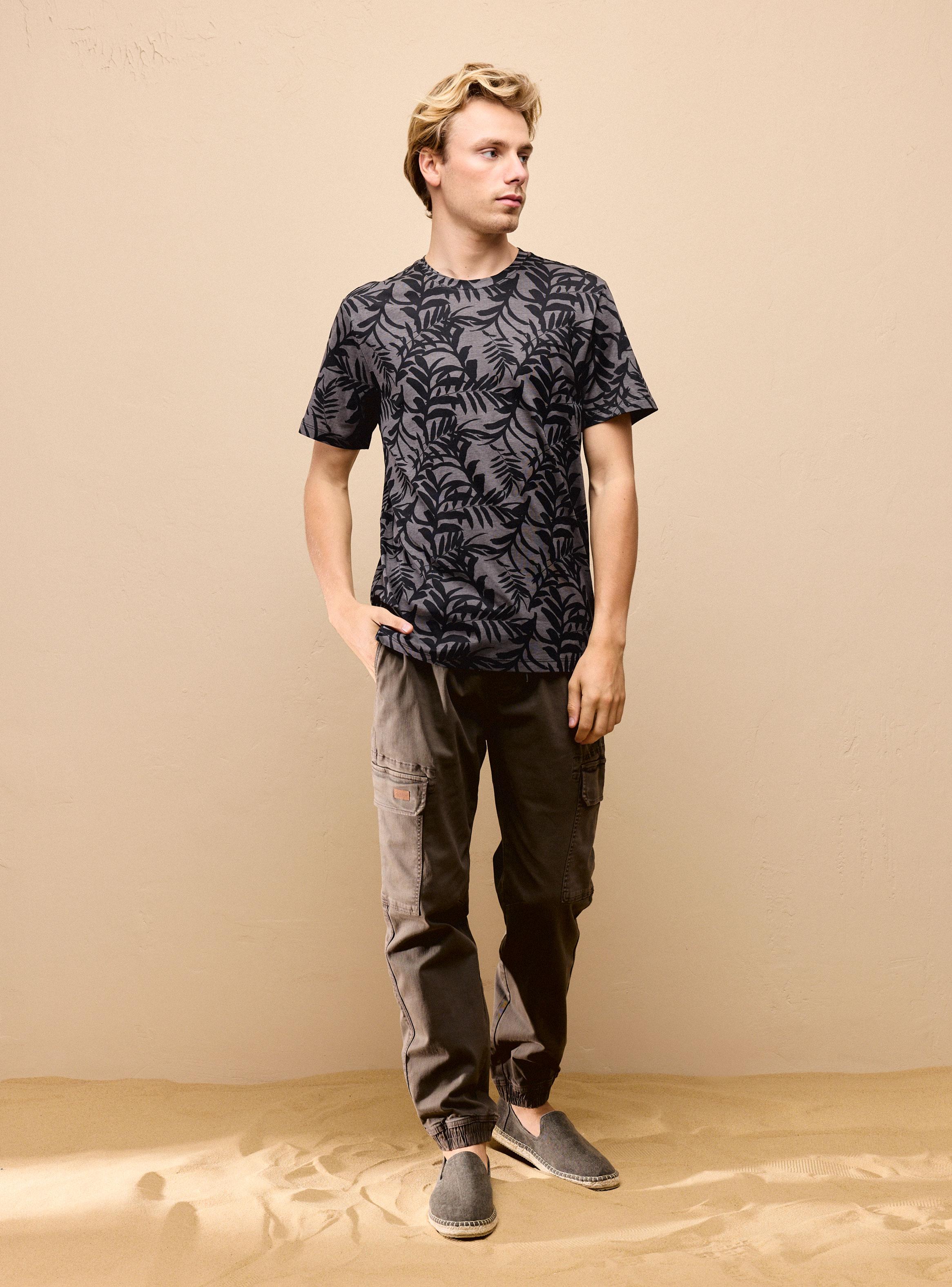 Polera Manga Corta Estampada-4