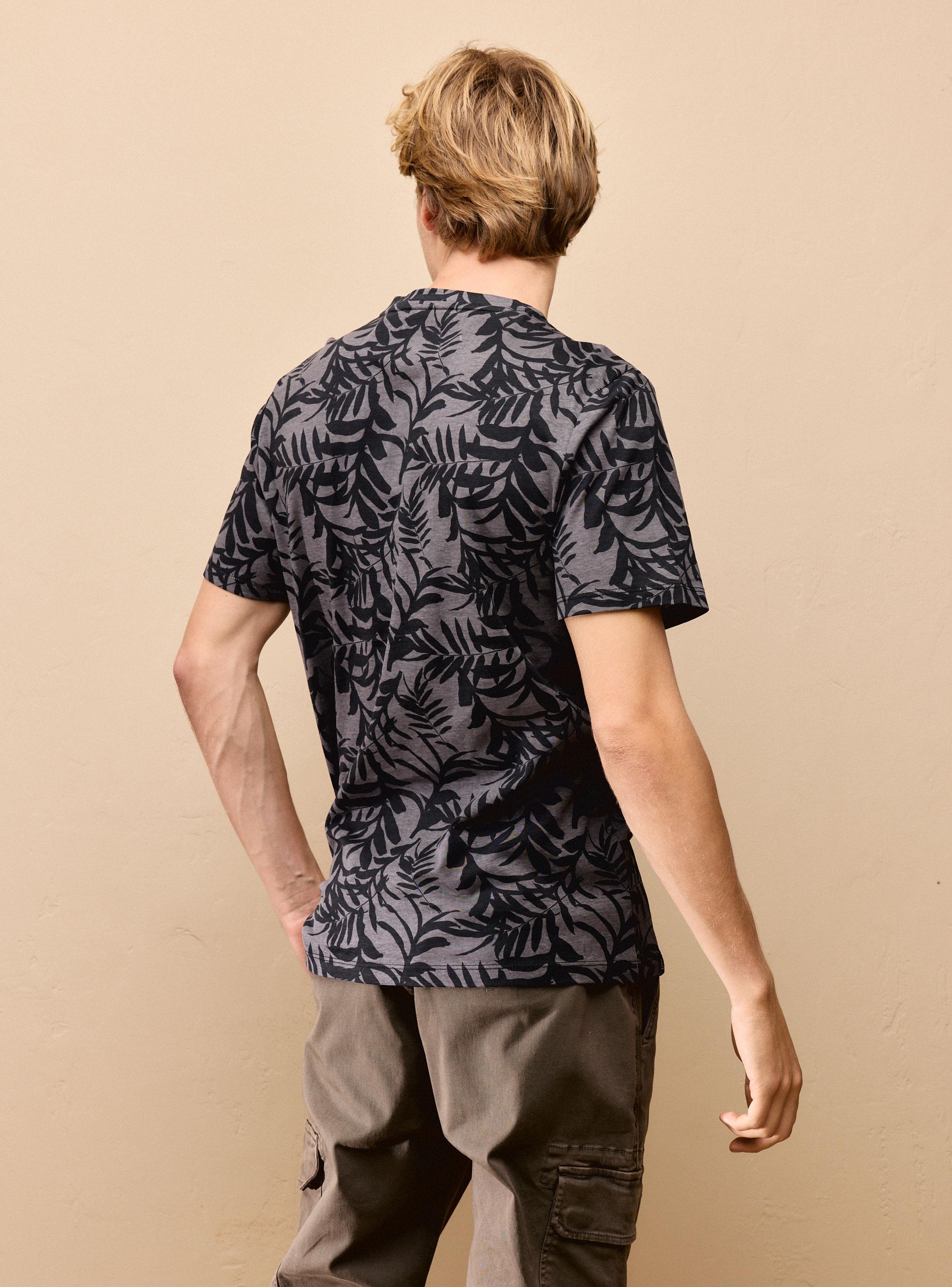 Polera Manga Corta Estampada-1