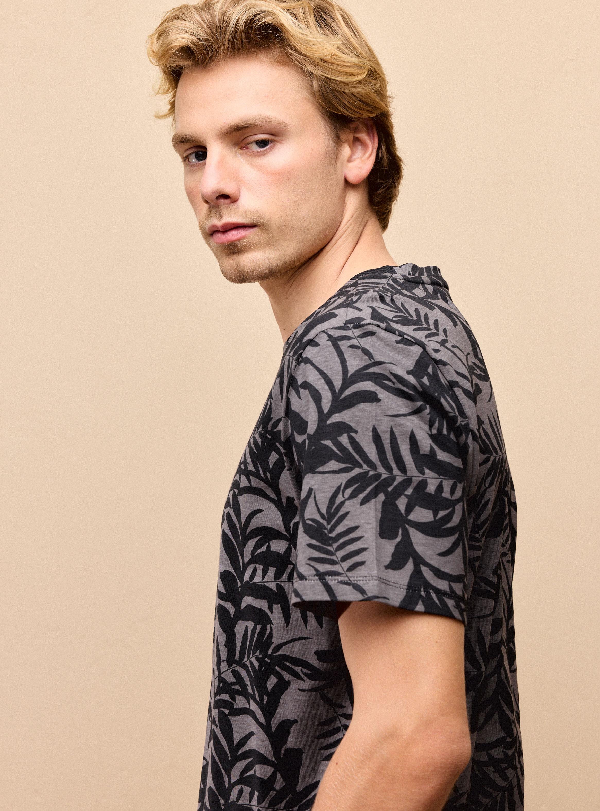 Polera Manga Corta Estampada-3