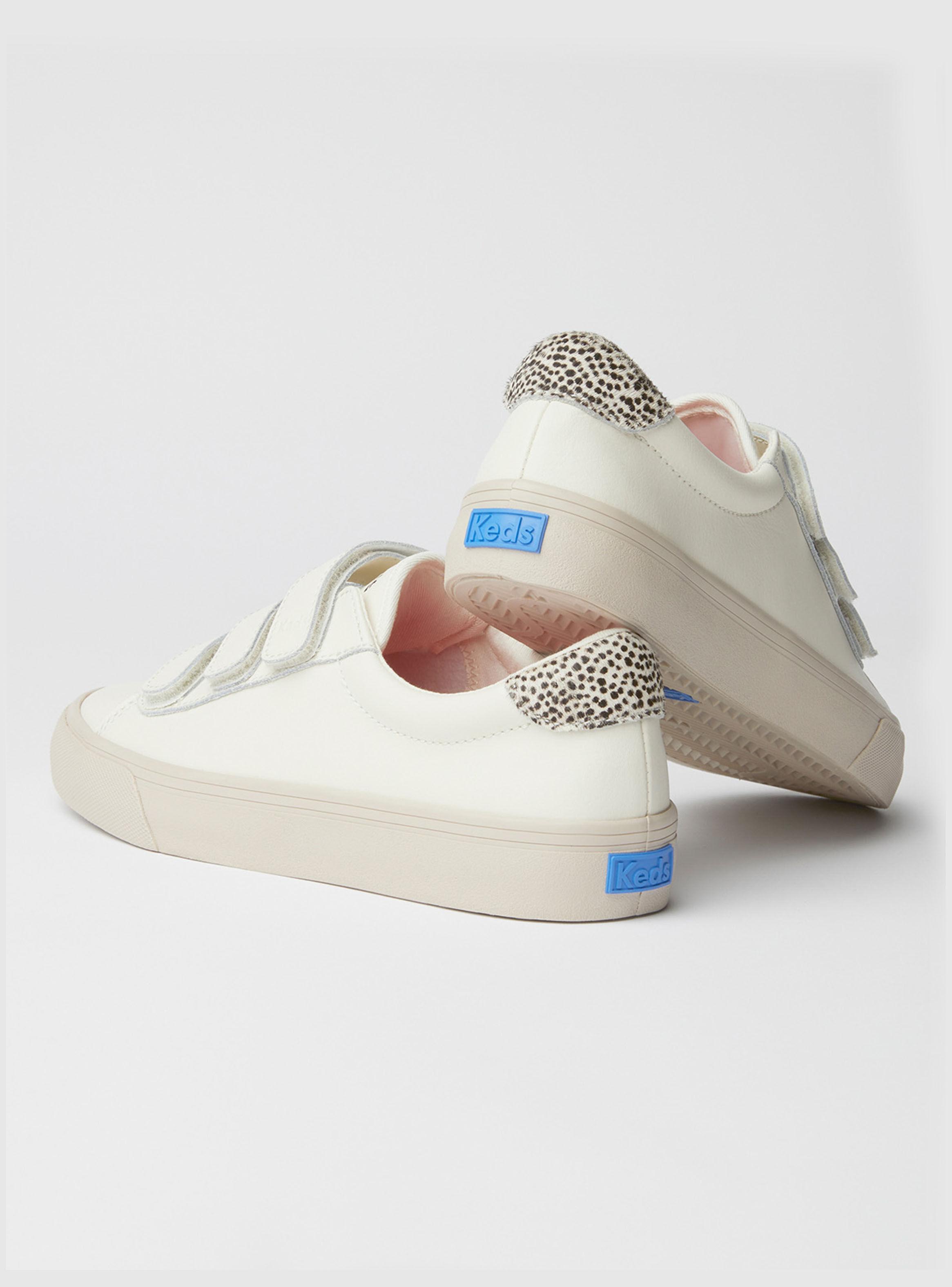 Zapatilla Urbana Triple Velcro Jump Kick V Cuero Mujer-3