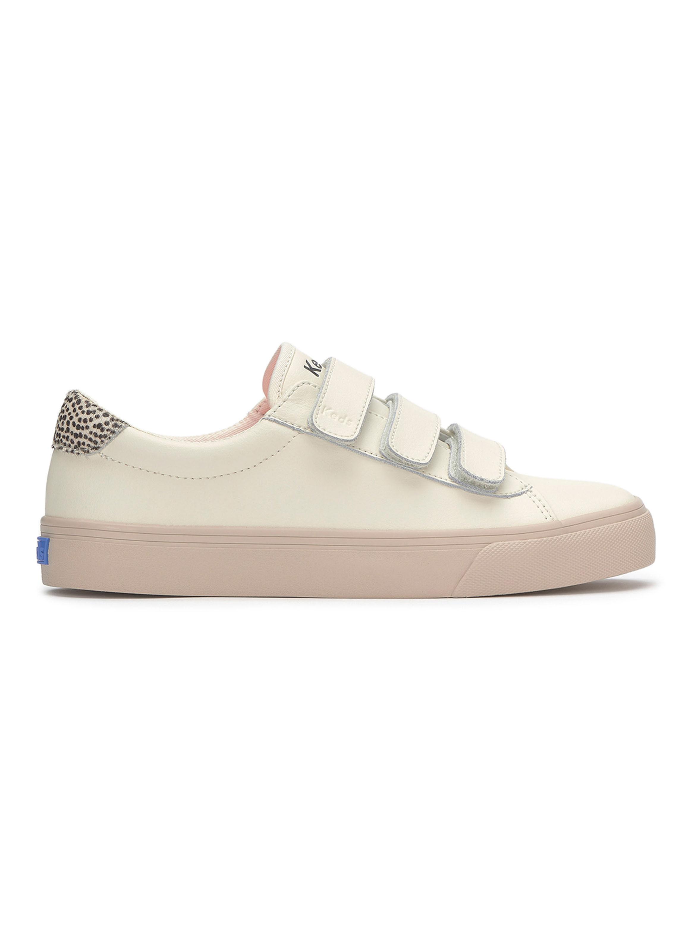 Zapatilla Urbana Triple Velcro Jump Kick V Cuero Mujer-0