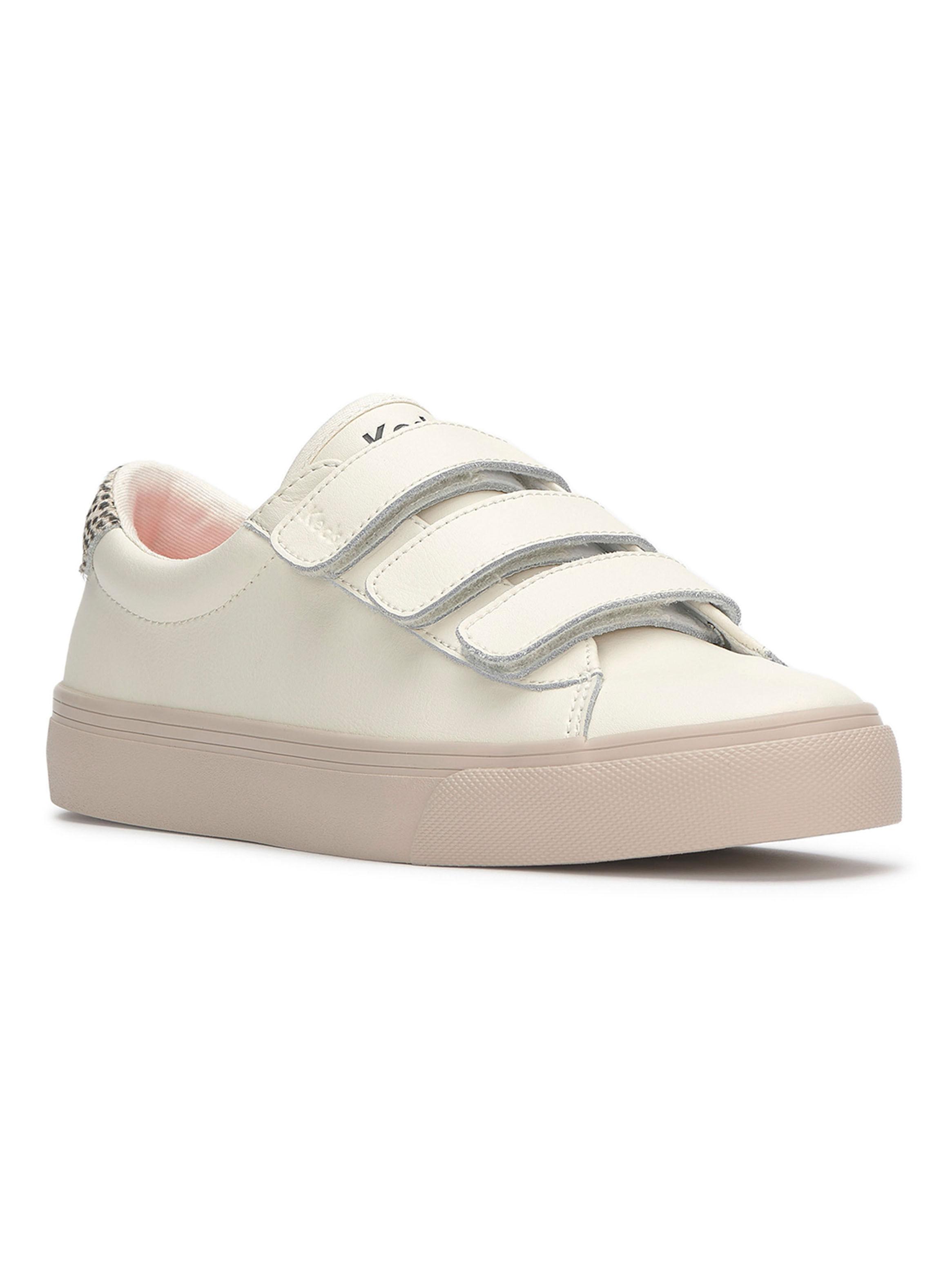 Zapatilla Urbana Triple Velcro Jump Kick V Cuero Mujer-2