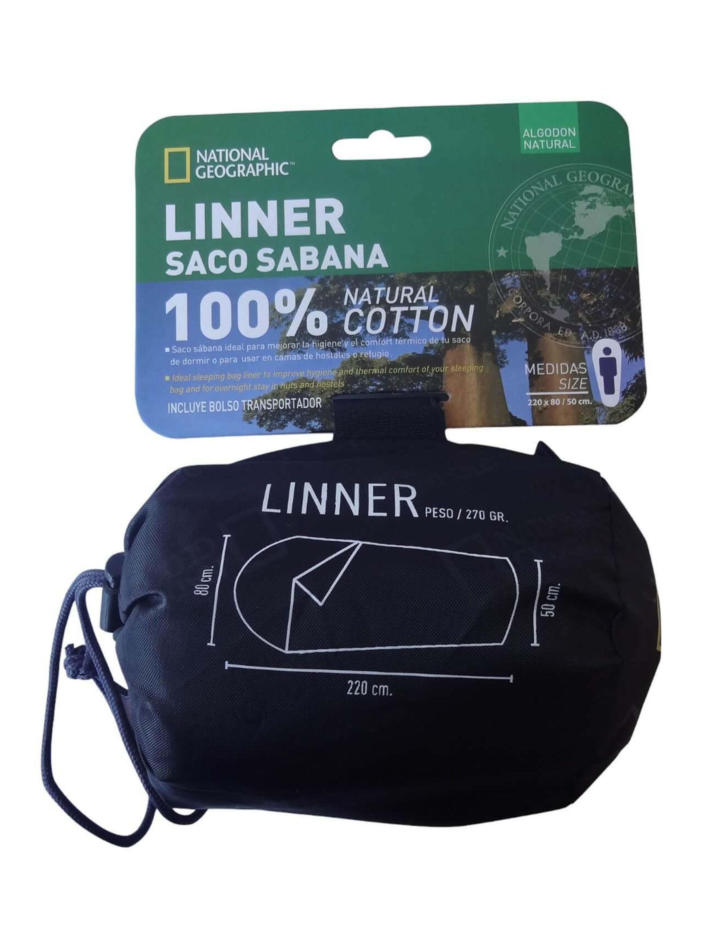 Saco De Dormir Linner Sábana Gris-3