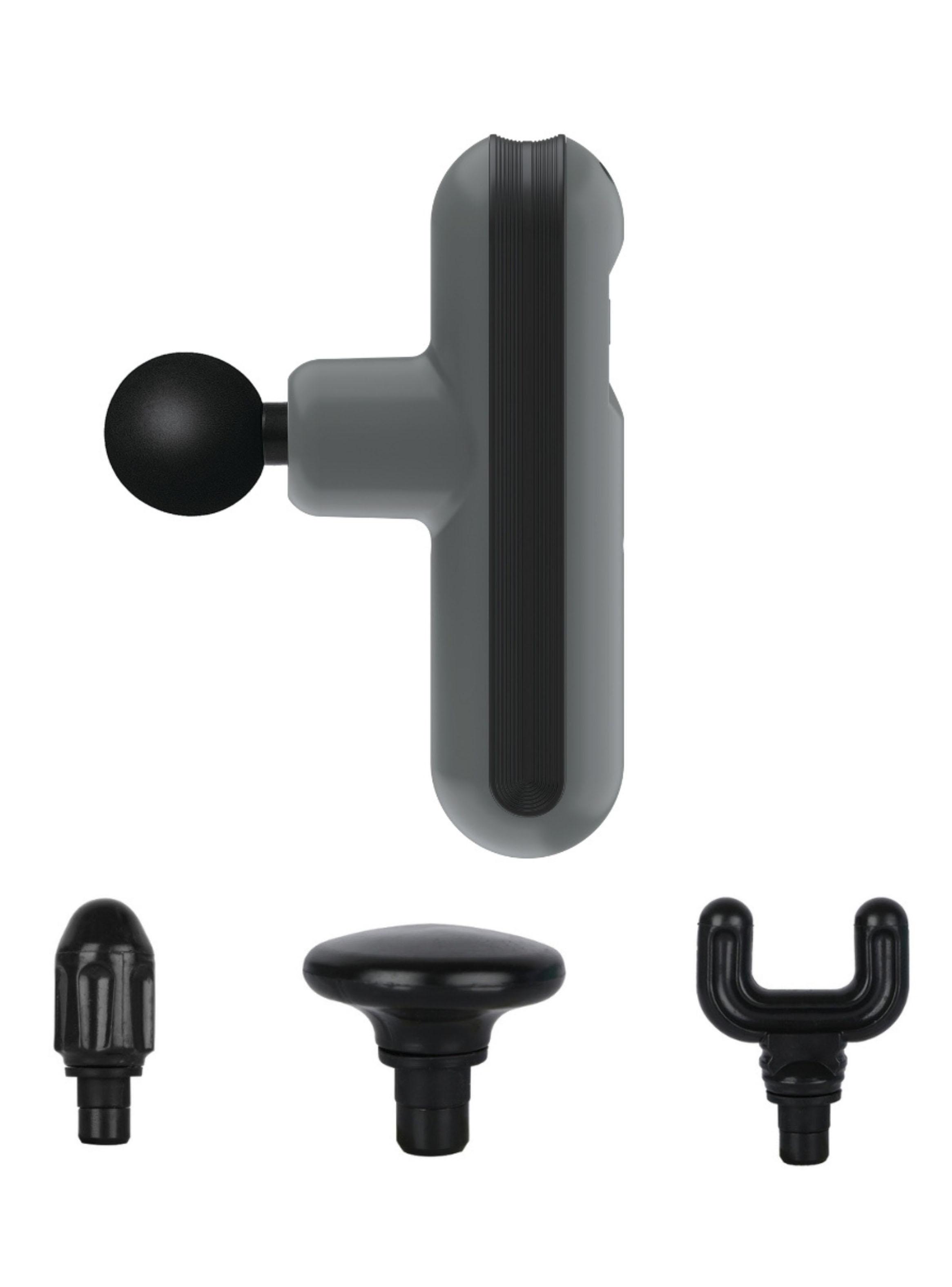 Pistola para Masajes y Recovery Recargable Gris-0