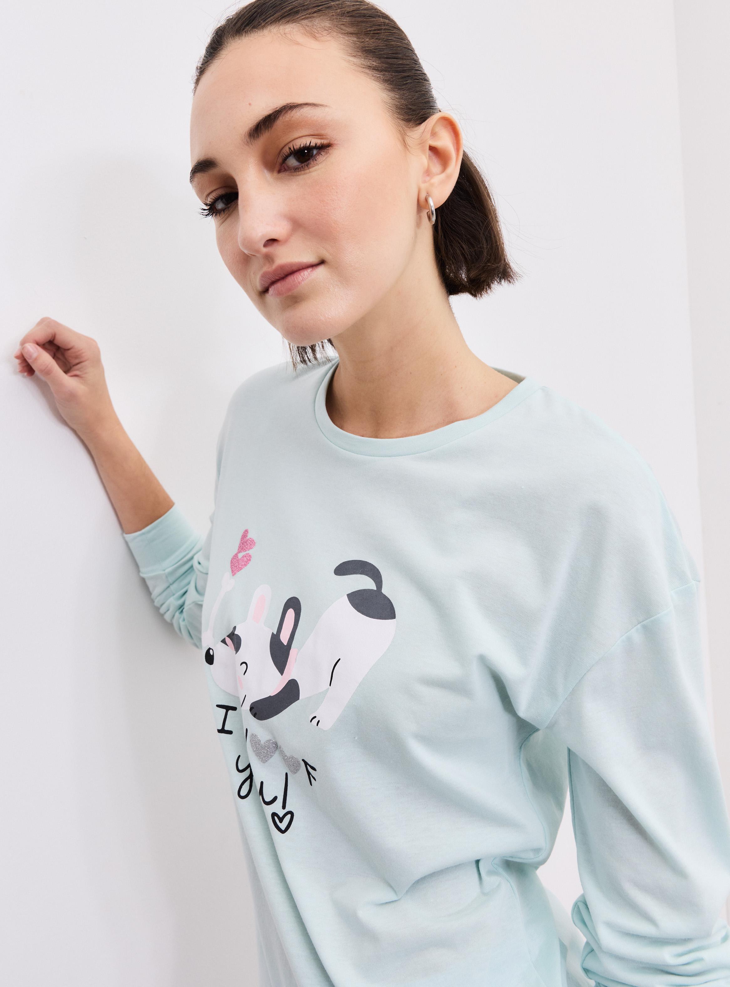 Polera Pijama Estampada Ármalo-3