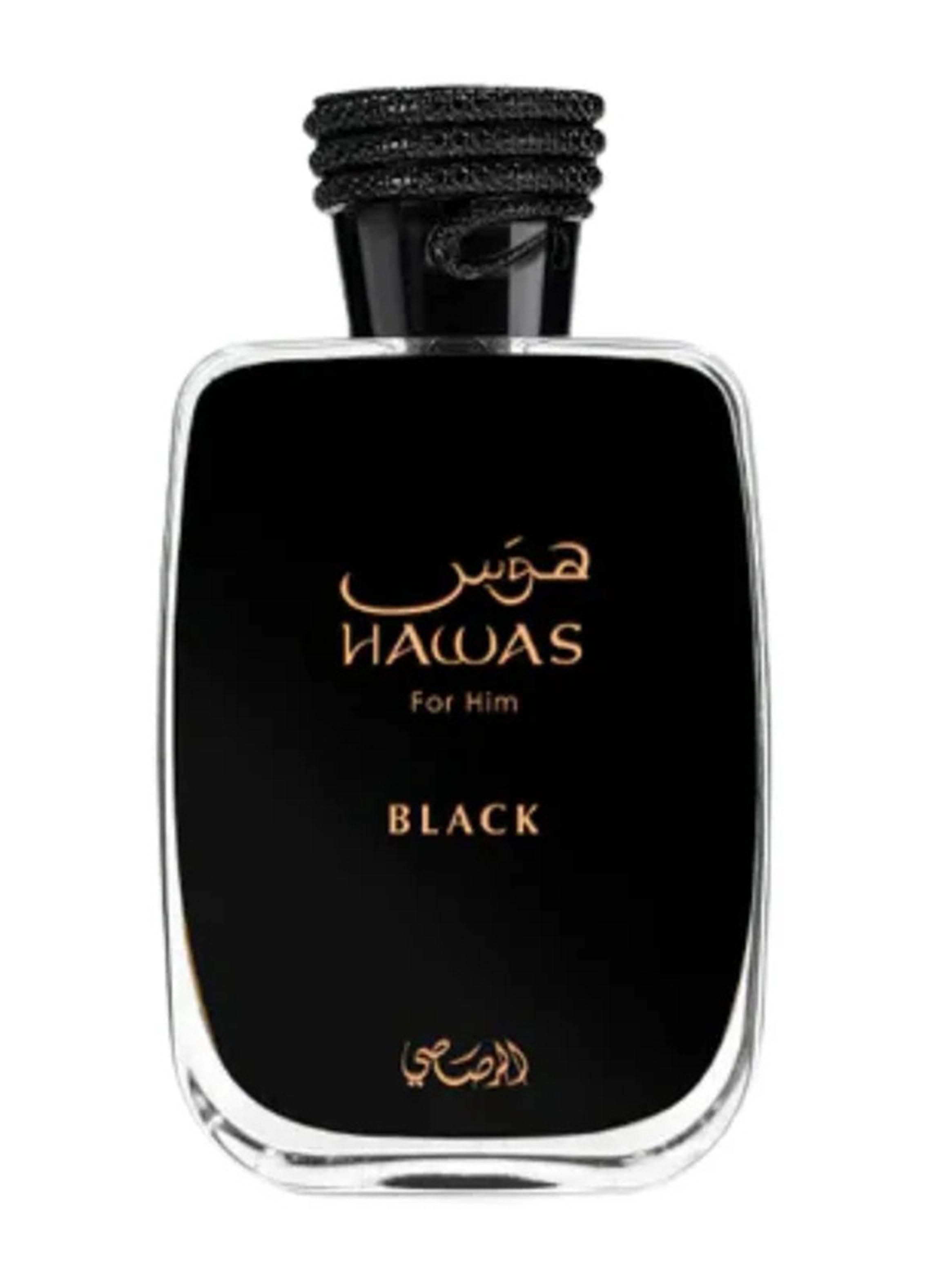 Perfume Hawas Black EDP Hombre 100 ml-0
