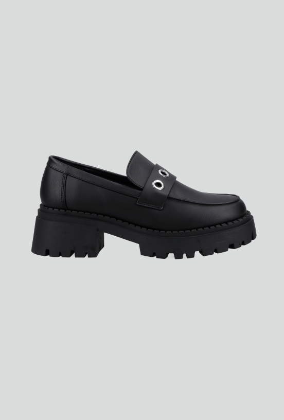 Mocasín Plataforma con Ojetillos Mujer-3