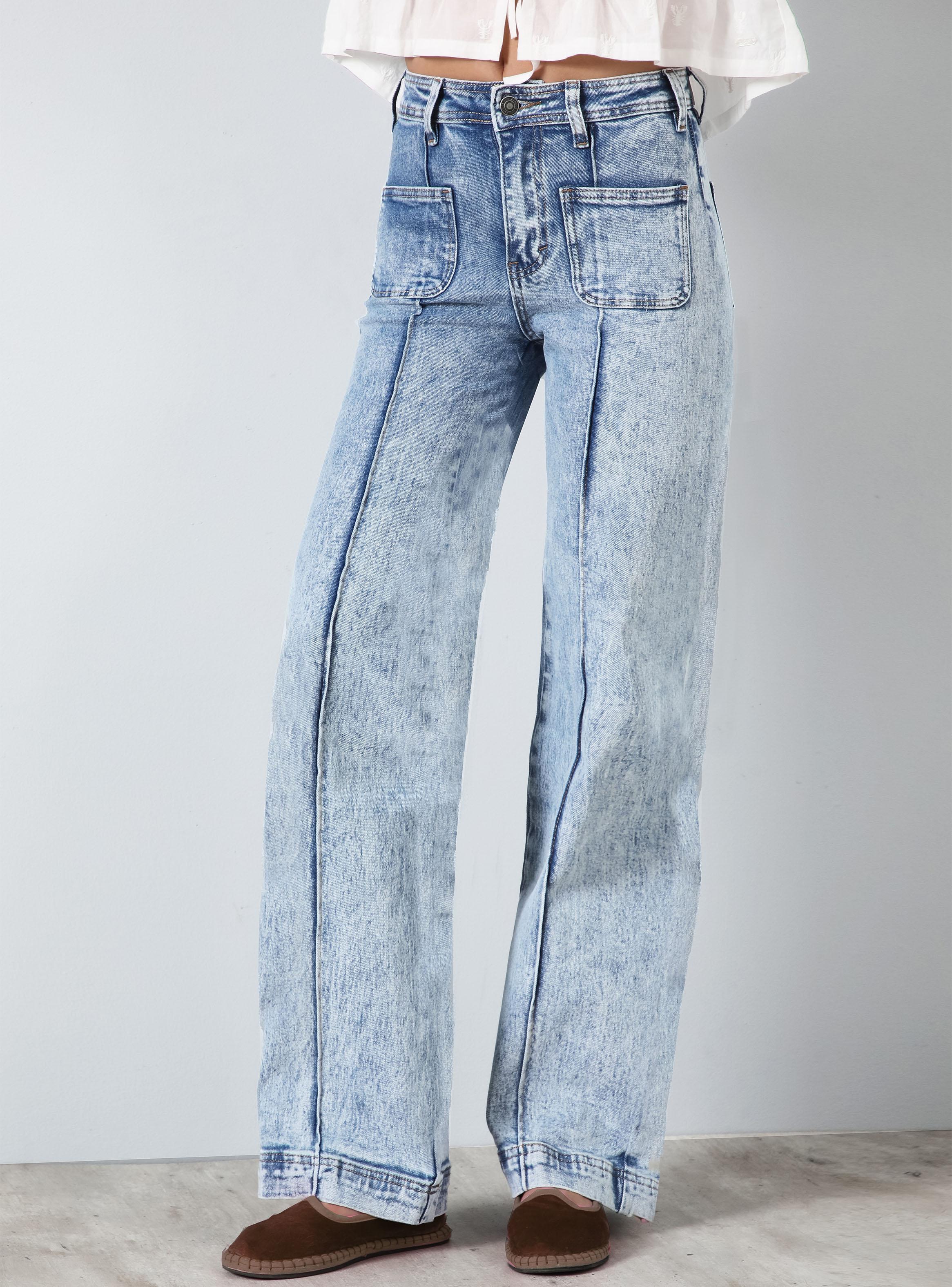 Pantalón Wide Led Pocket-0