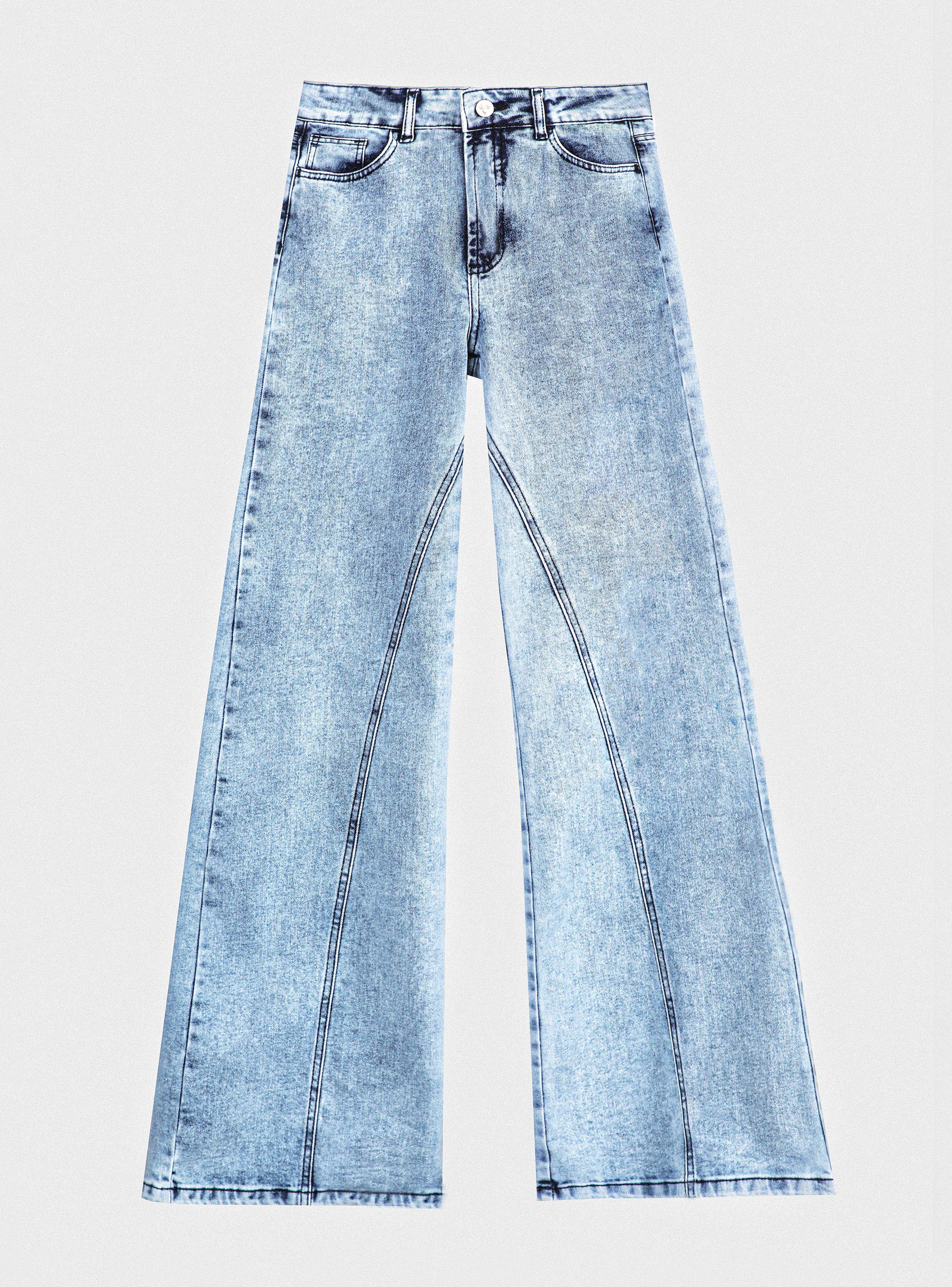 Jeans Pants Corte Entrepierna-4