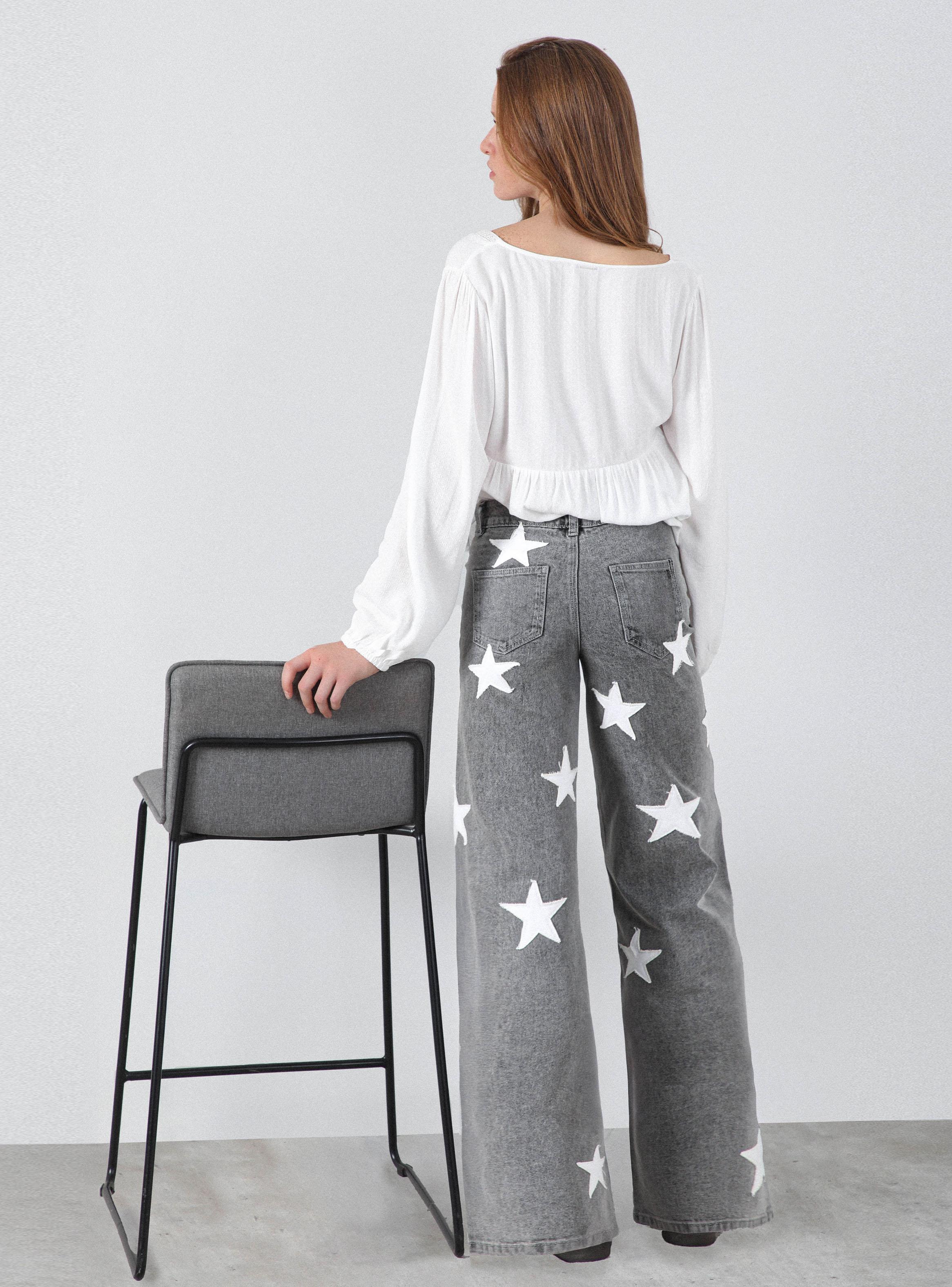 Jeans Pants Multi Estrellas-3