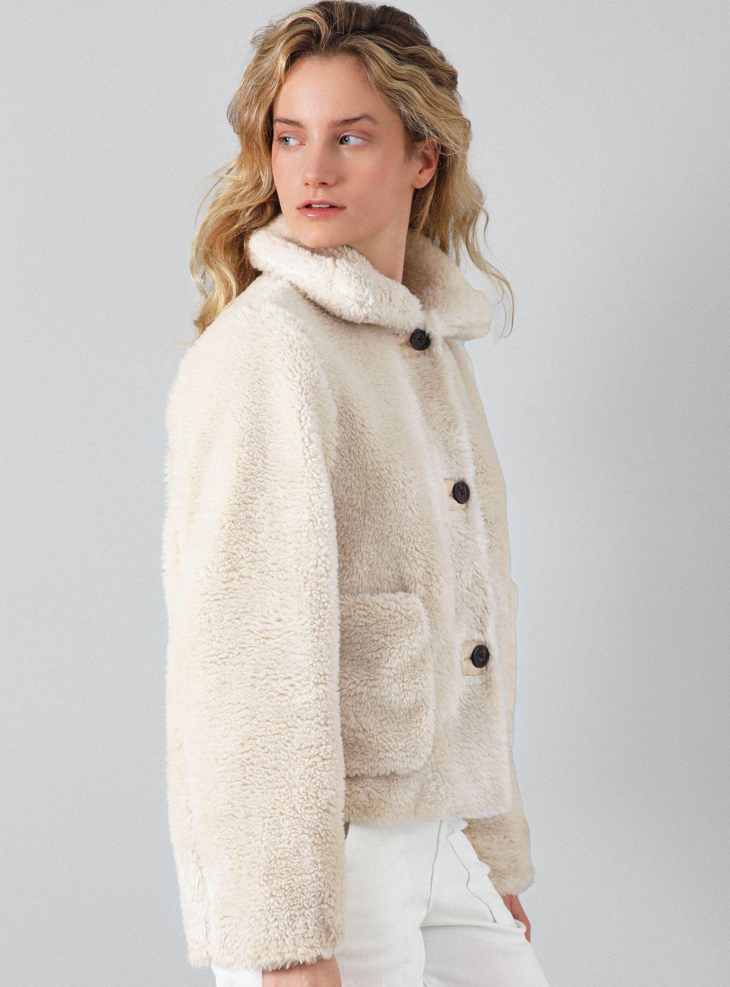 Chiporro Botones PU Ecru-3