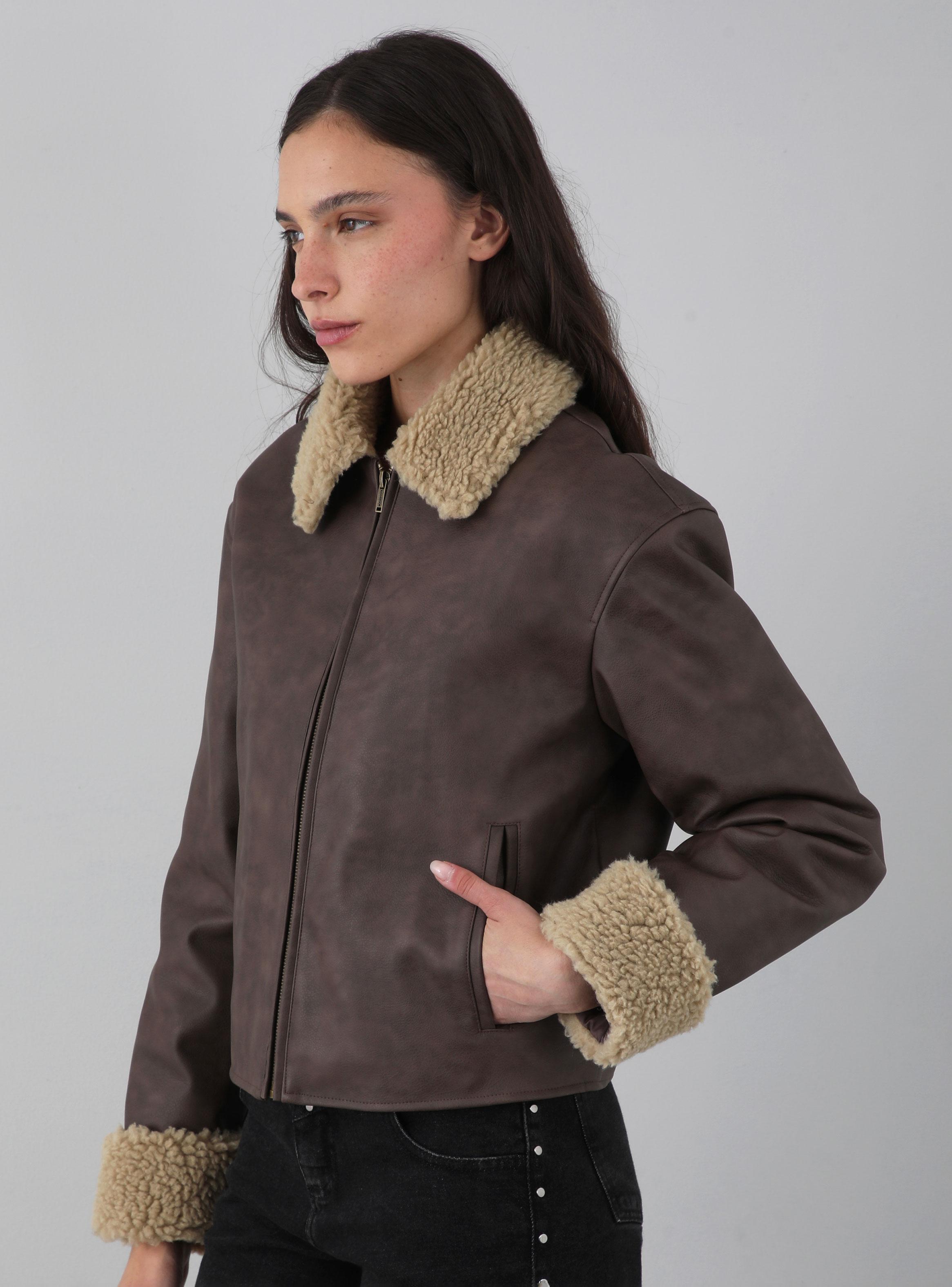 Chaqueta Pu Cuello Chiporro-2