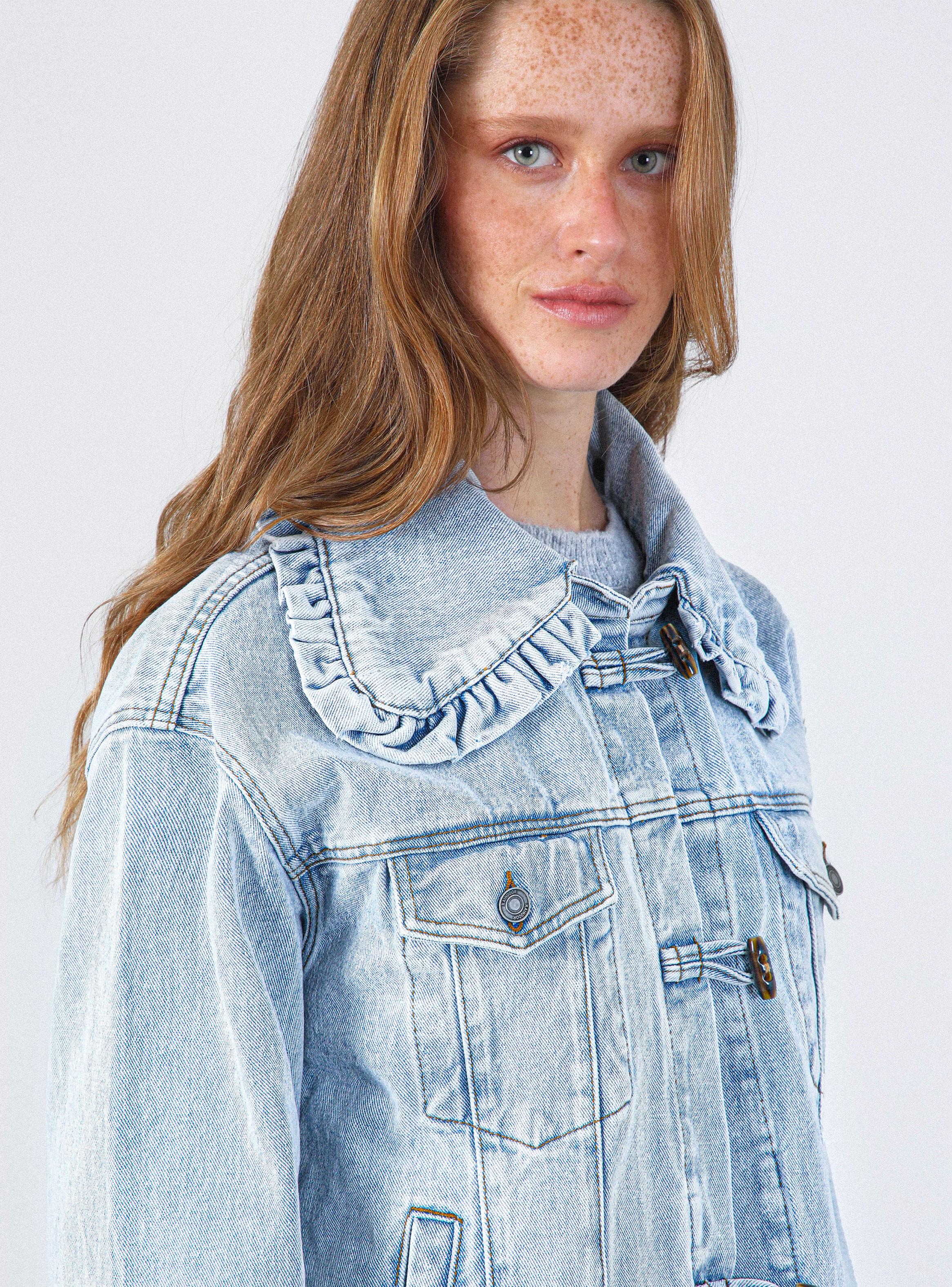 Chaqueta Denim Cuello Vuelos-3