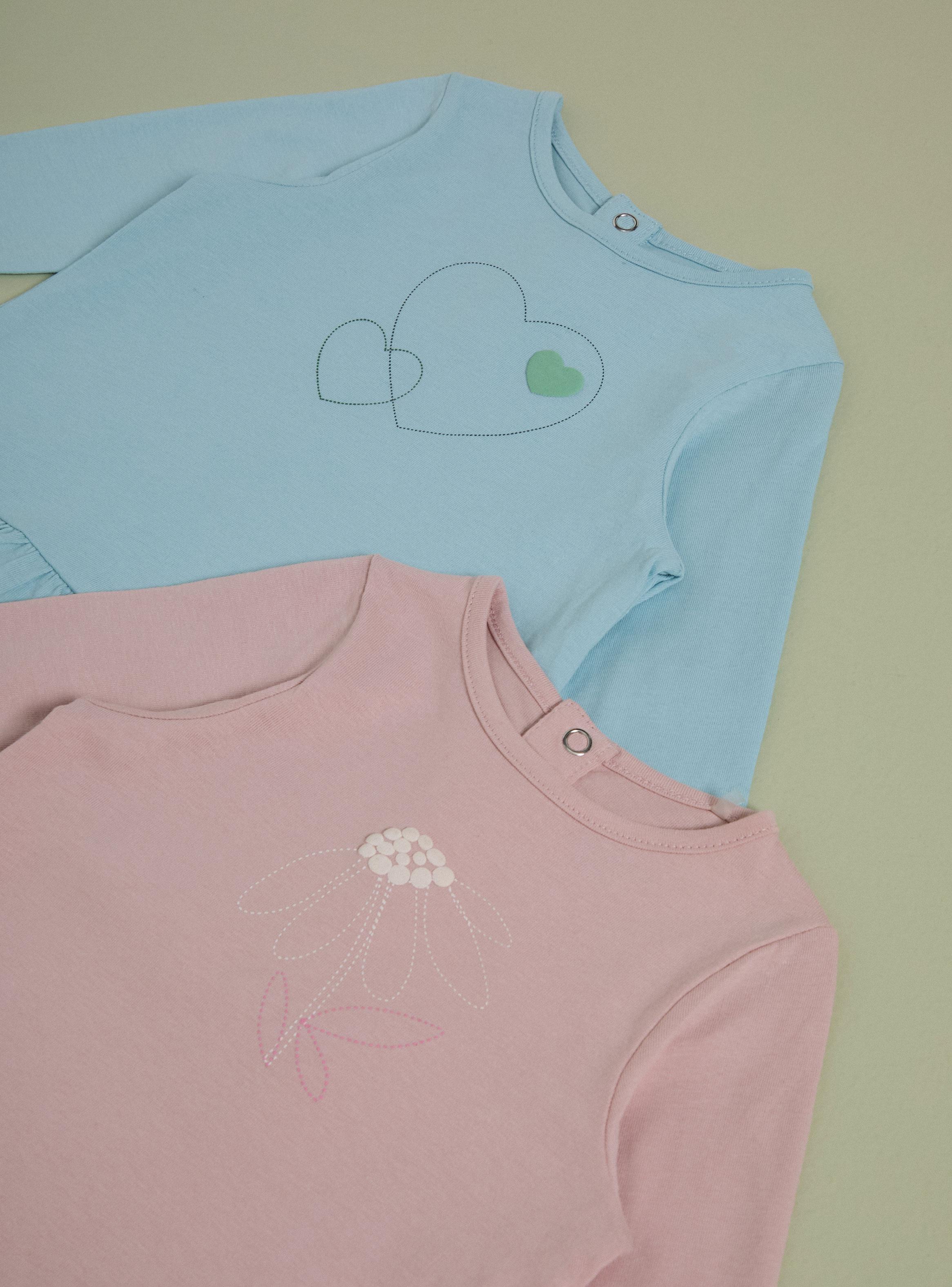 Polera Bipack con Estampado Clásico y Vuelos Abajo-2