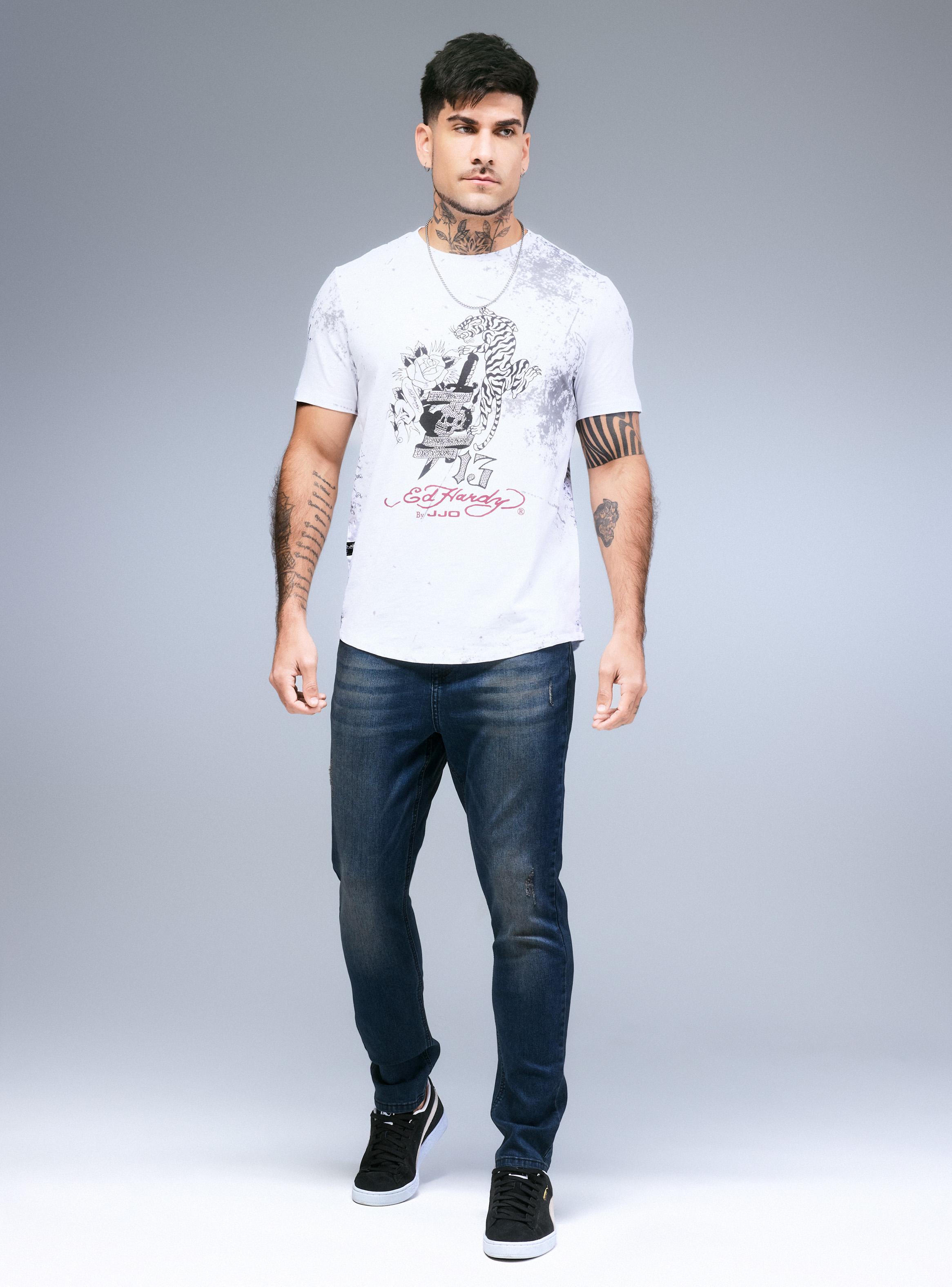 Jeans Ed Hardy Look Engrasado-4