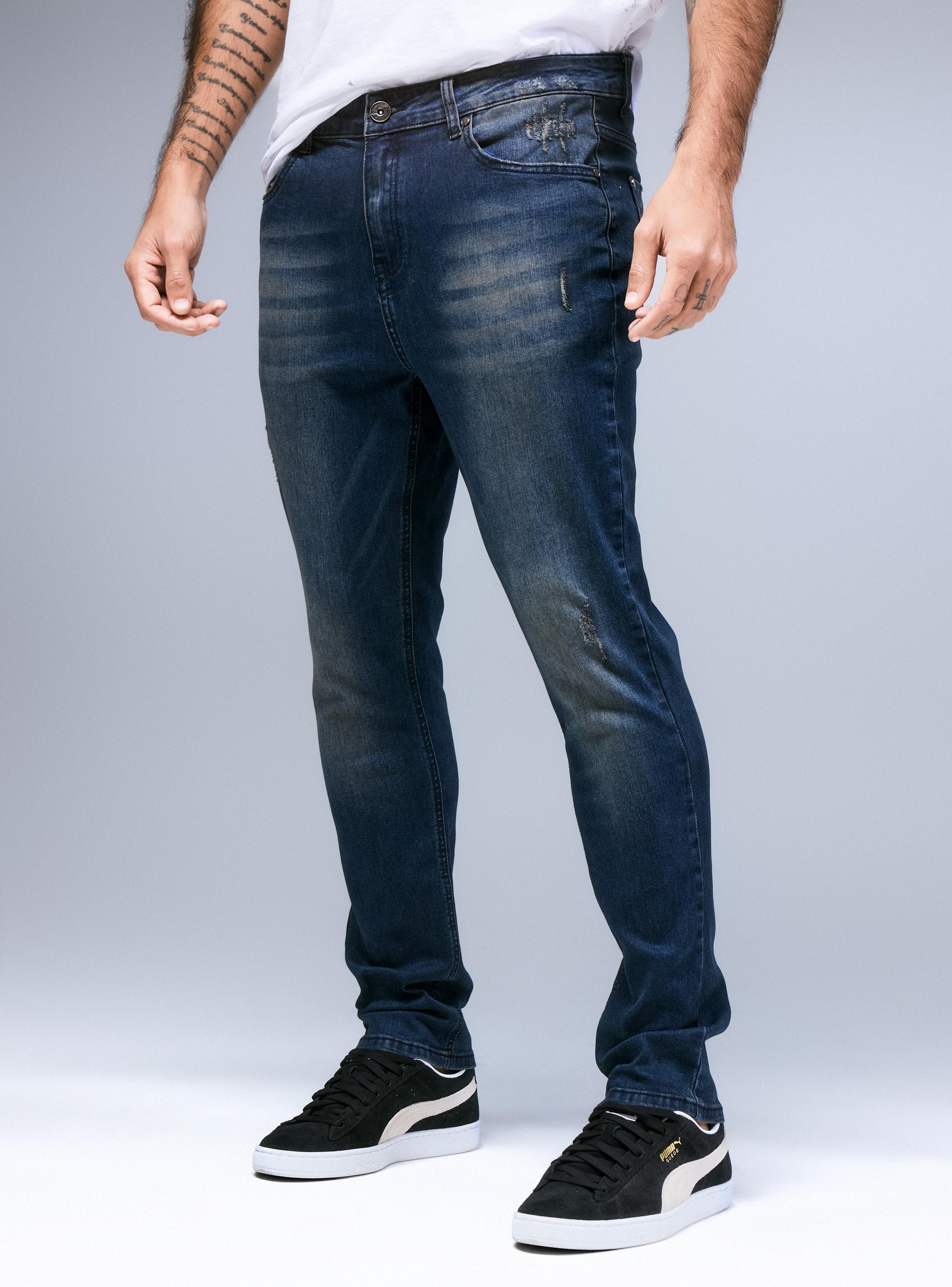 Jeans Ed Hardy Look Engrasado-0